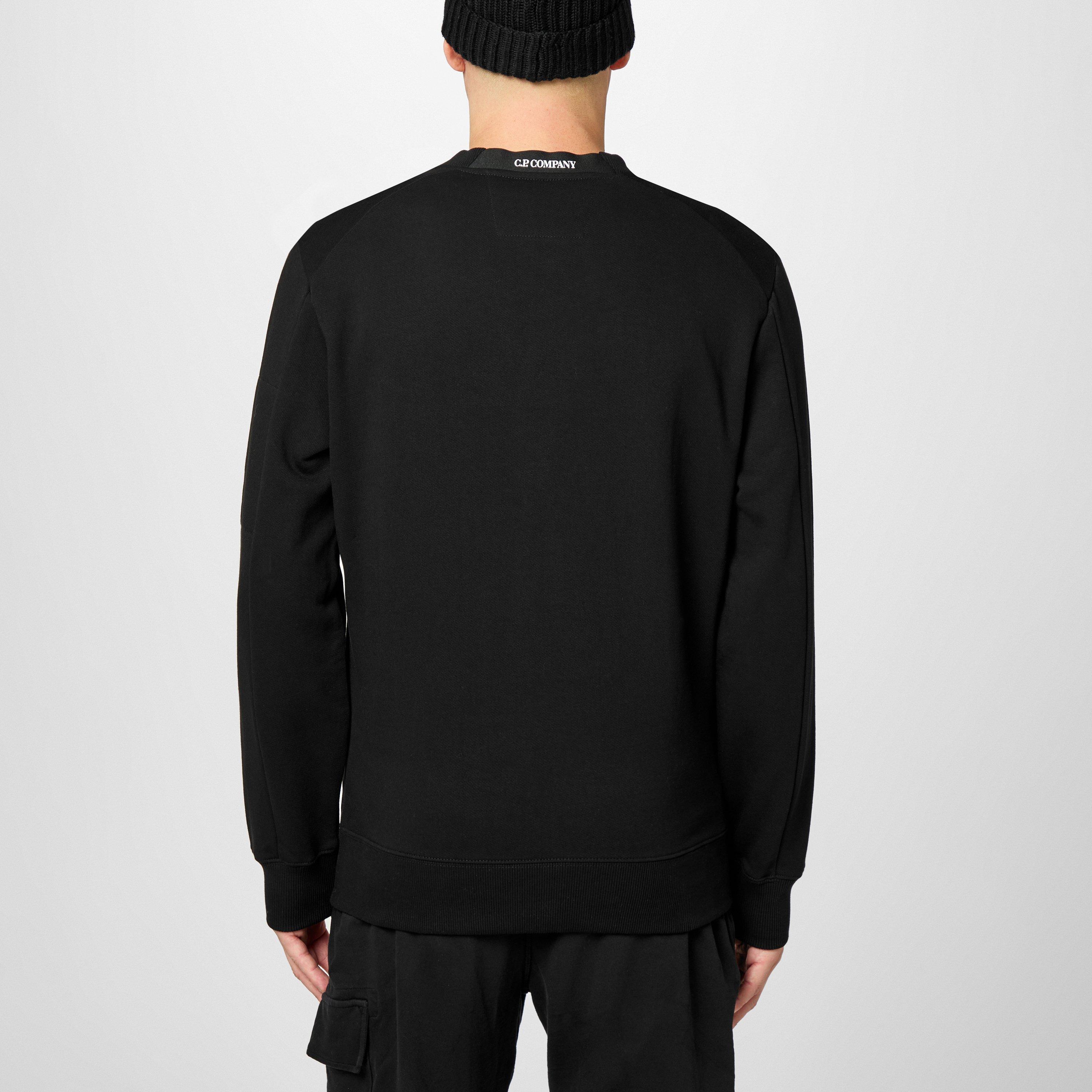 Black 999 - CP Company - Men's Lens Crew-neck Sweatshirt - 4