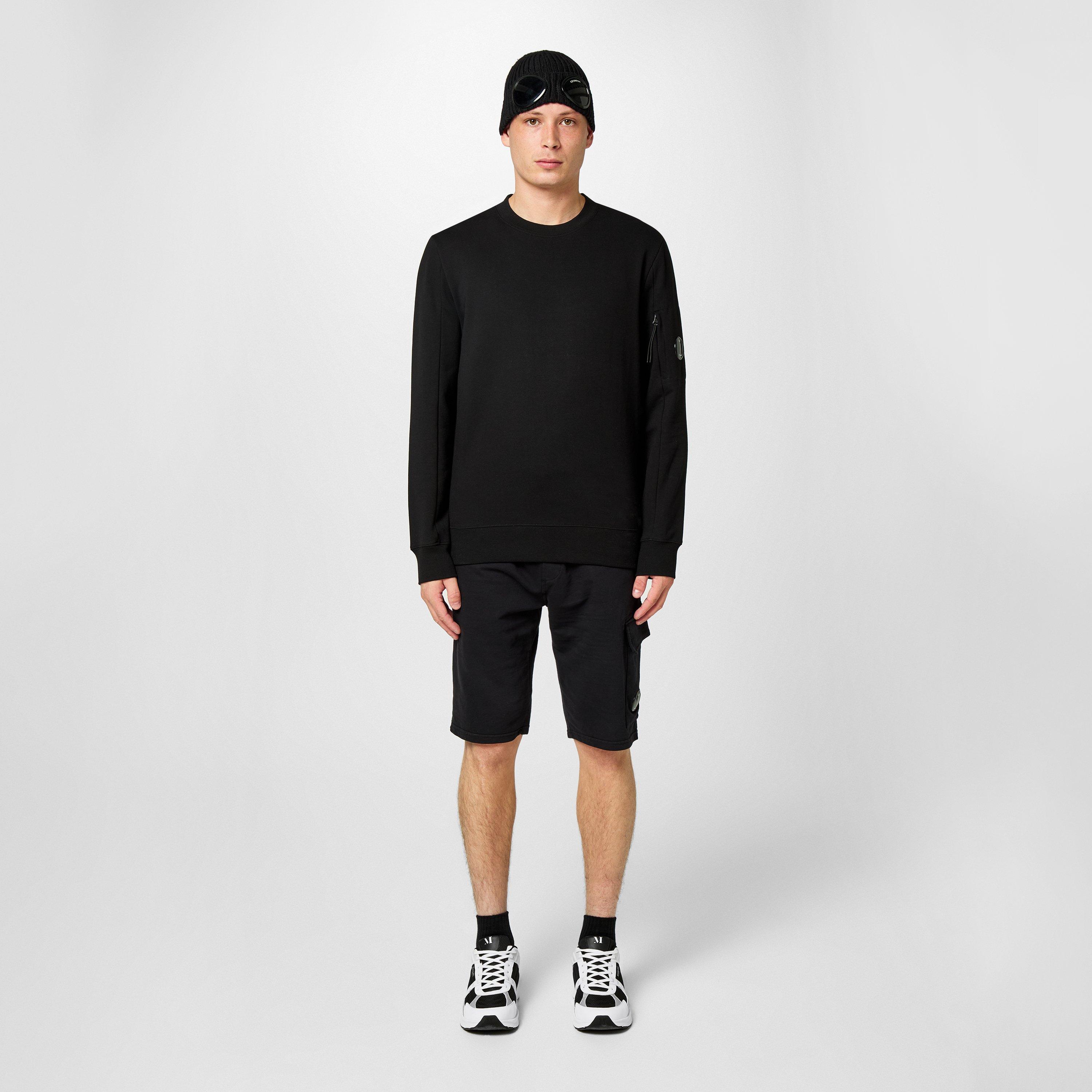 Black 999 - CP Company - Men's Lens Crew-neck Sweatshirt - 6
