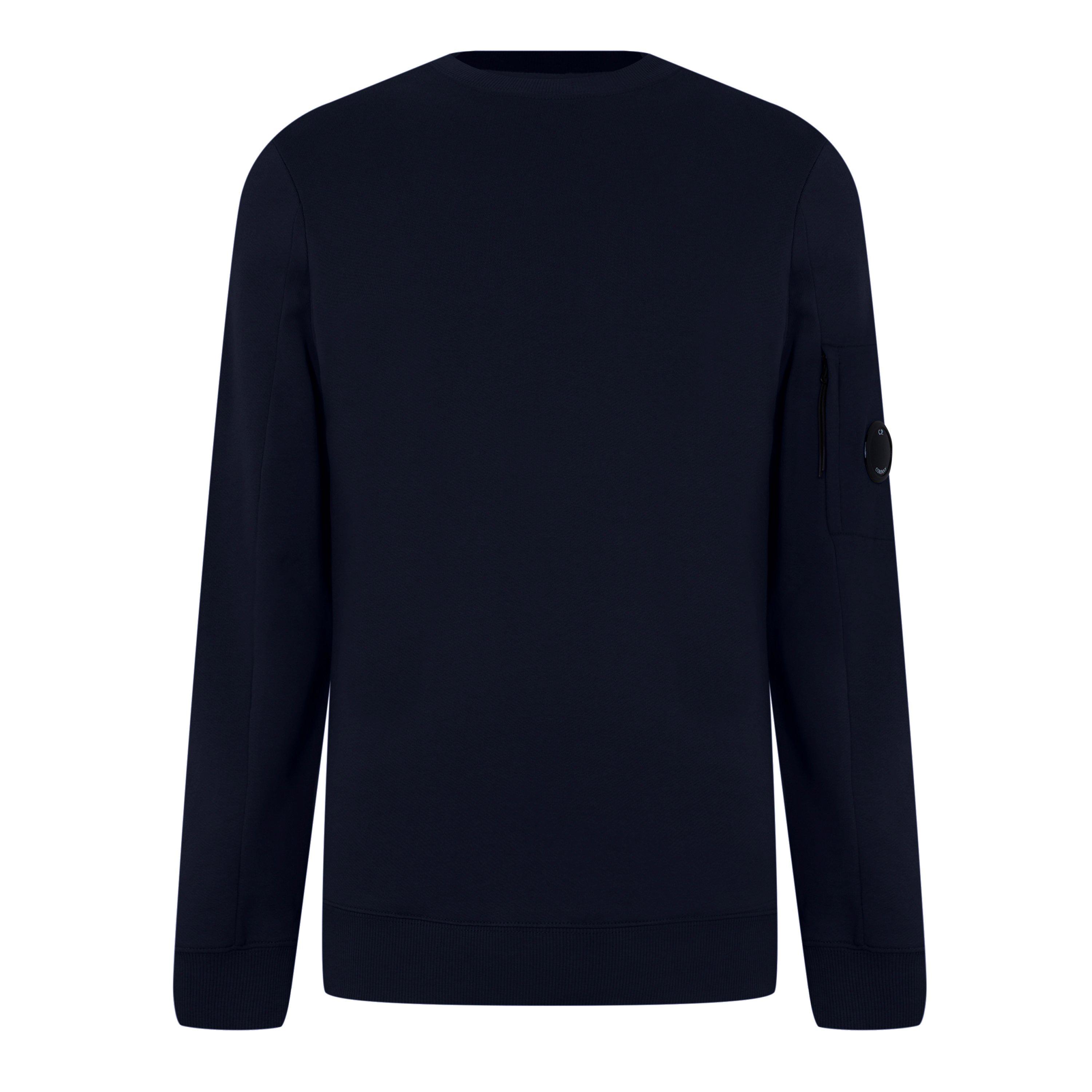 CP Company Men's Lens Crew-neck Sweatshirt - Total Eclip 888 - Size S (46)