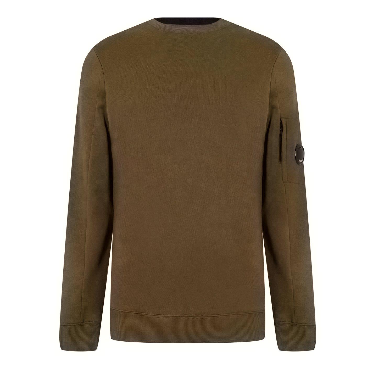 Cp Company Men's Lens Crew-Neck Sweatshirt - Ivy Green 683 - S (46)