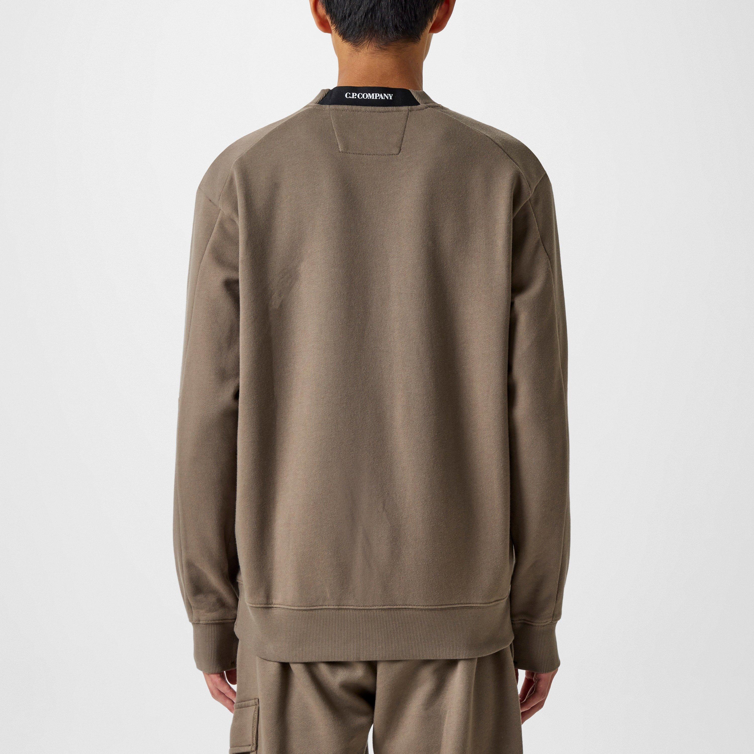Walnut 359 - CP Company - Men's Lens Crew-neck Sweatshirt - 4