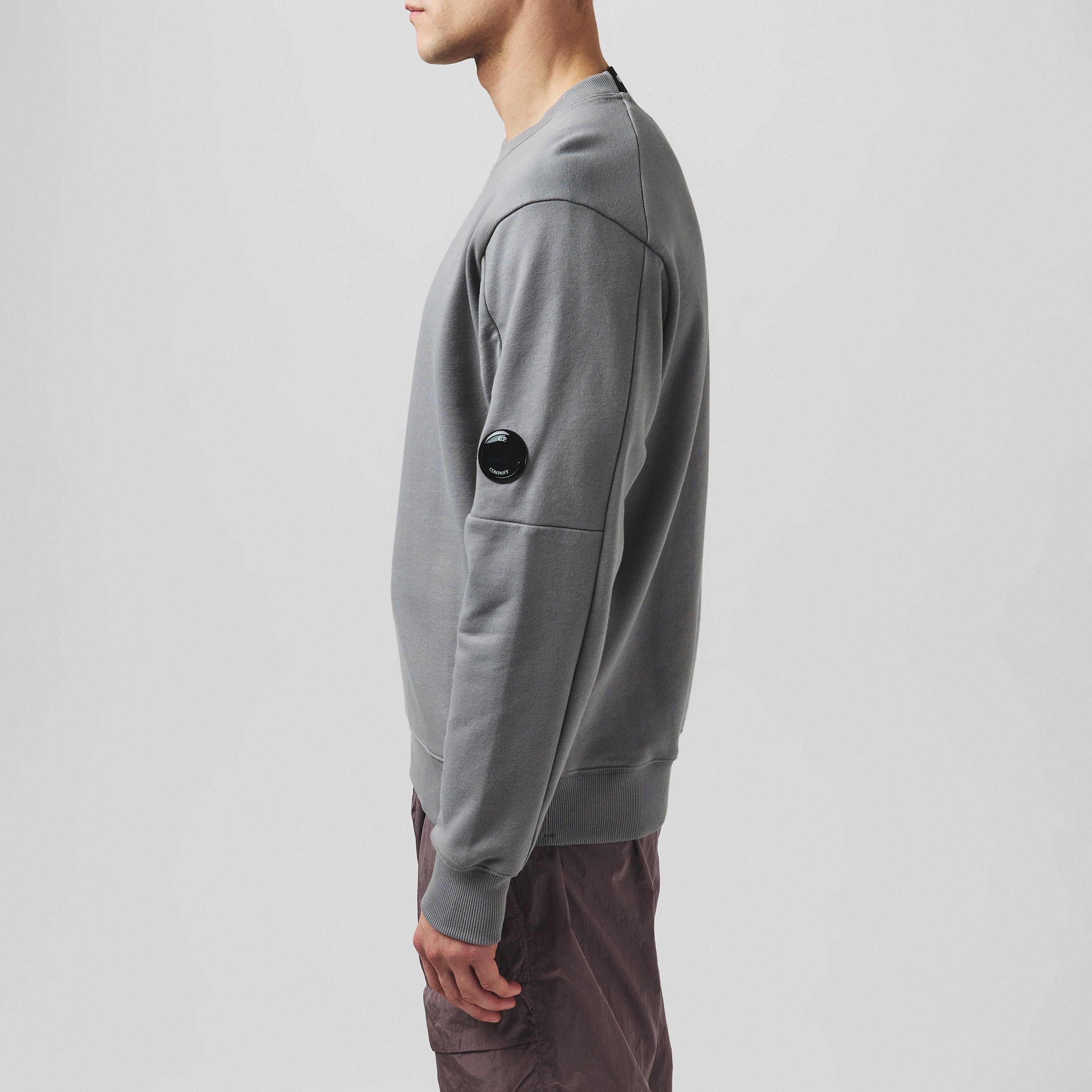Shadow Grey 937 - CP Company - Men's Lens Crew-neck Sweatshirt - 5