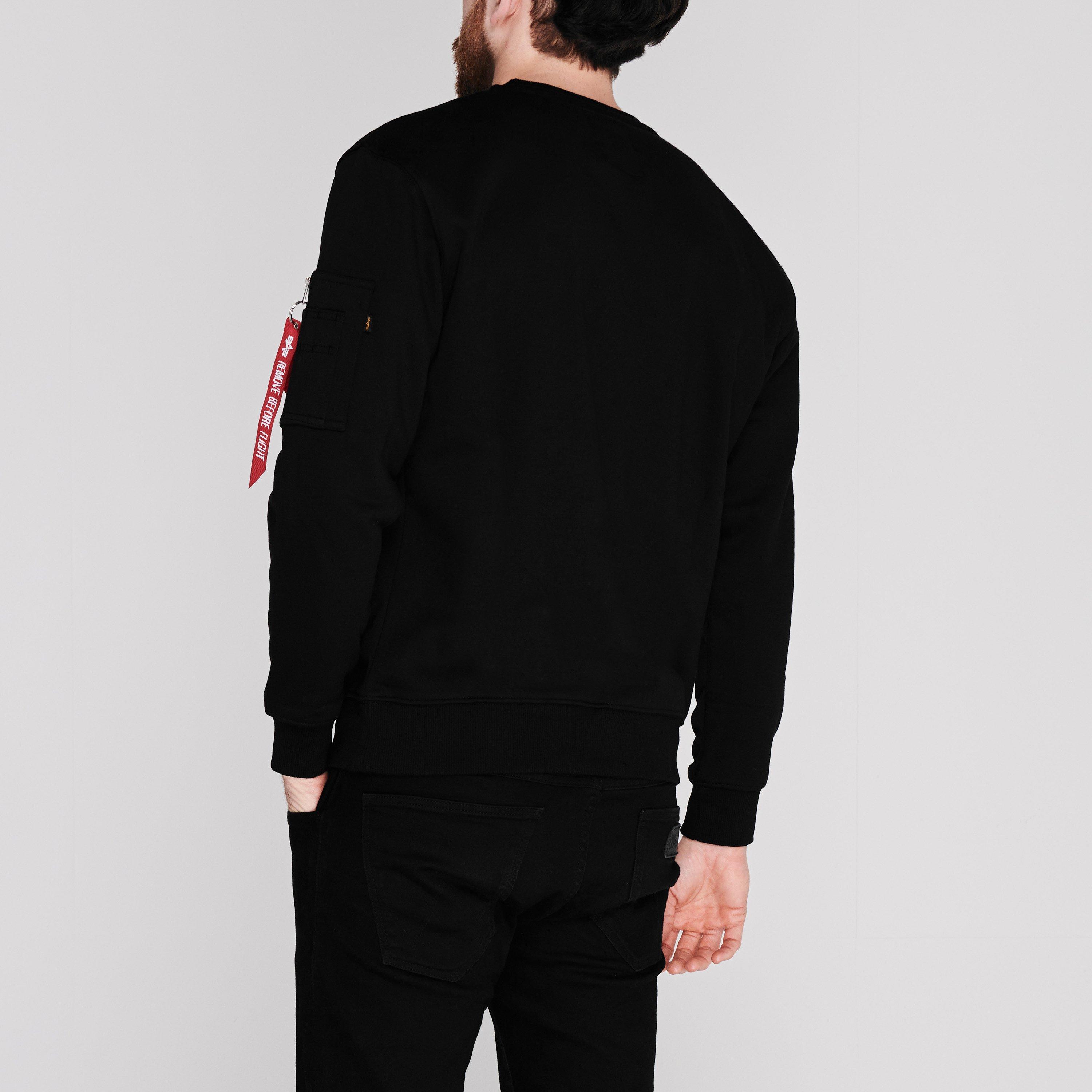 Sort - Alpha Industries - NASA Reflective Crew Sweatshirt - 4