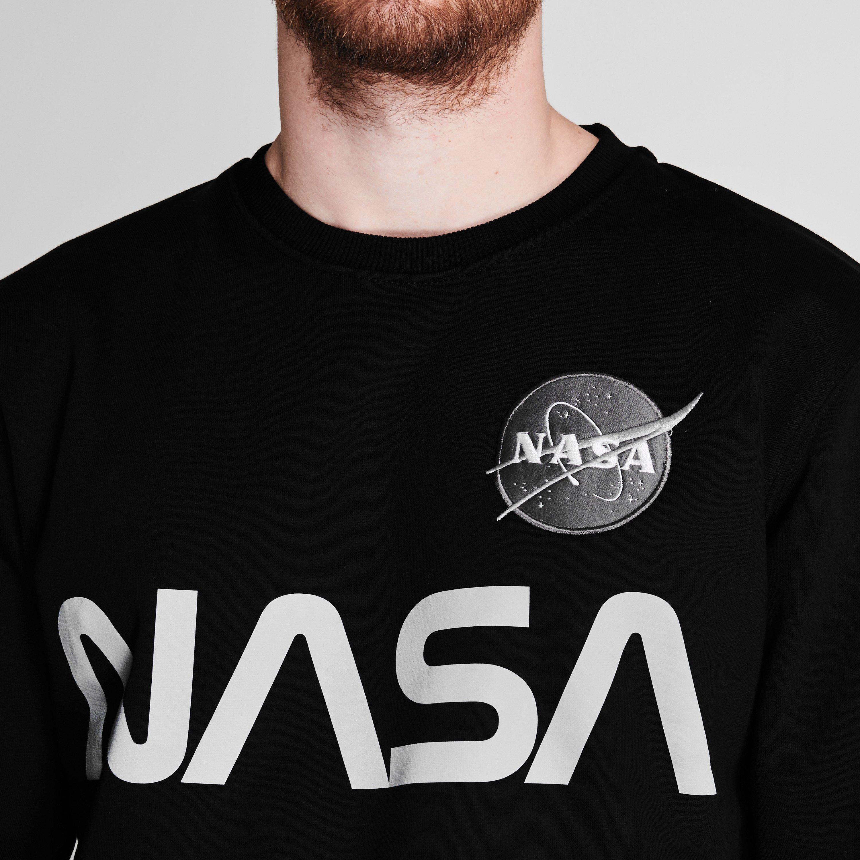 Sort - Alpha Industries - NASA Reflective Crew Sweatshirt - 5