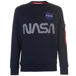 Alpha Industries NASA Reflective Crew Sweatshirt