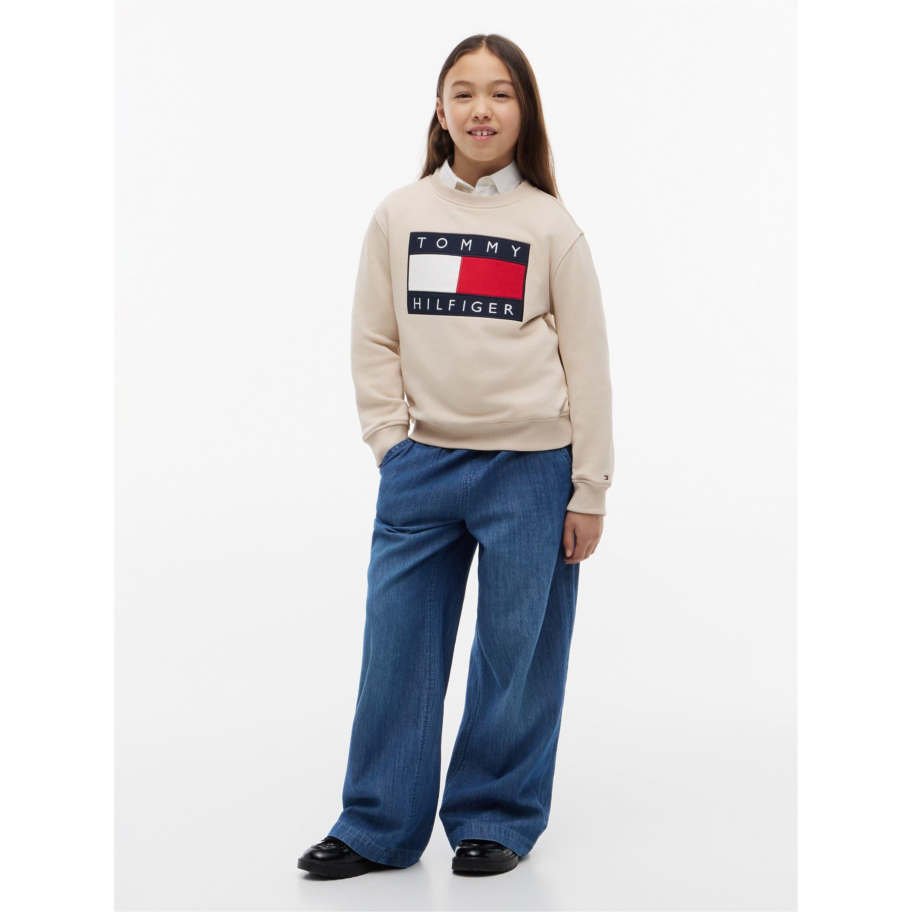 Class Beige ACI - Tommy Hilfiger - Kids' Crew Sweatshirt - 2