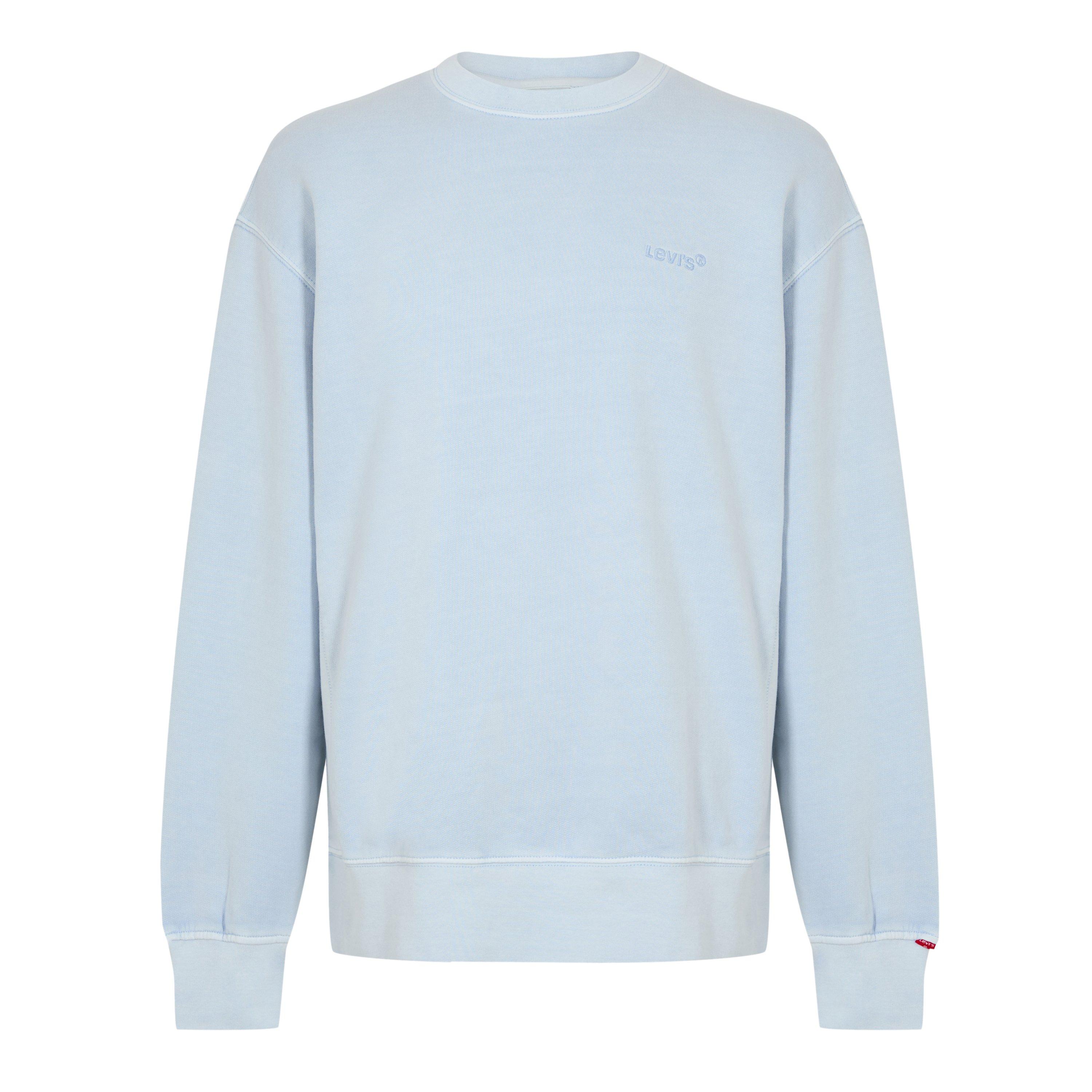 Sky Blue - Levis - Men's Levi's Crew-Neck Medium-Weight Sweatshirt - 1