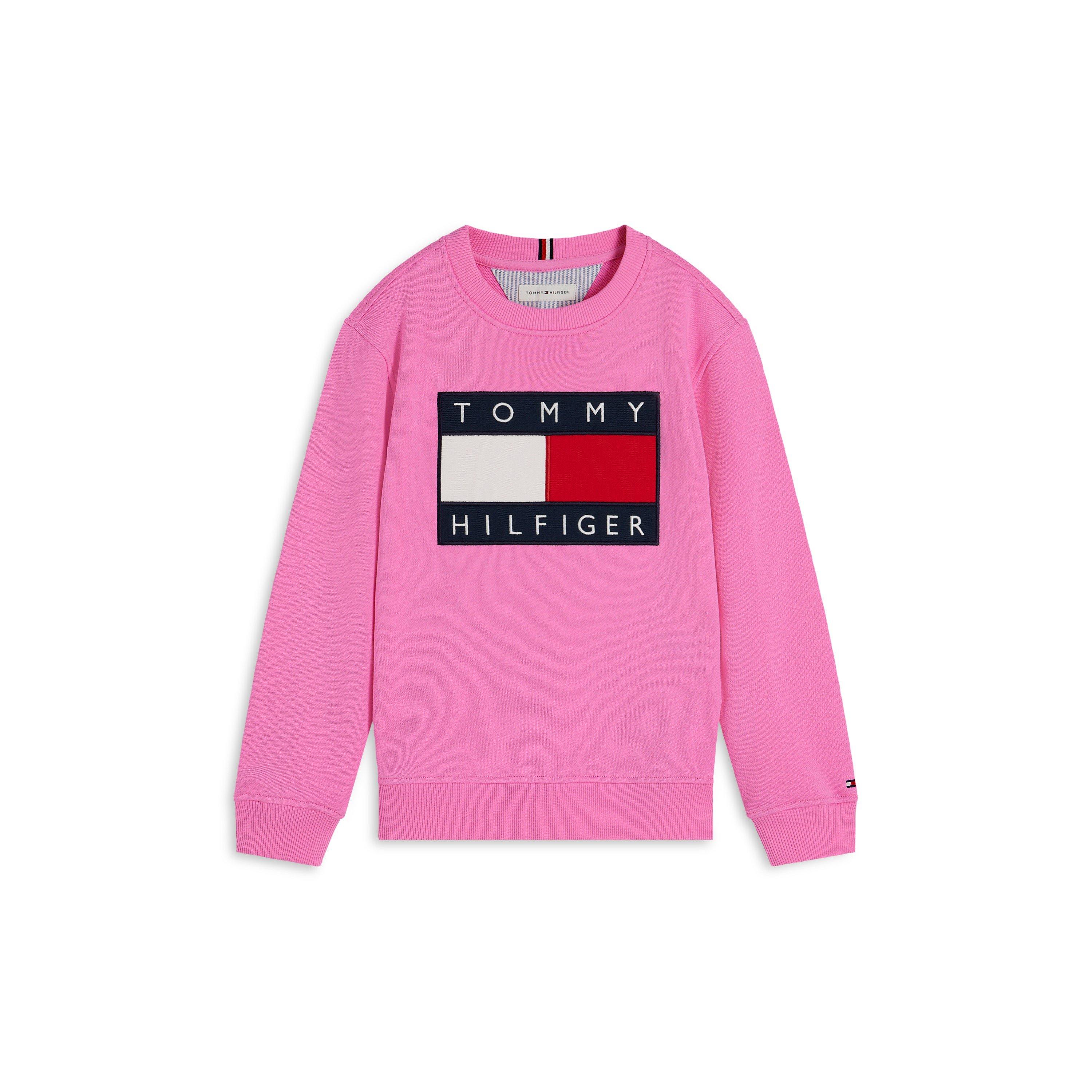 Pink Daisy TOU - Tommy Hilfiger - Kids' Crew Sweatshirt - 1