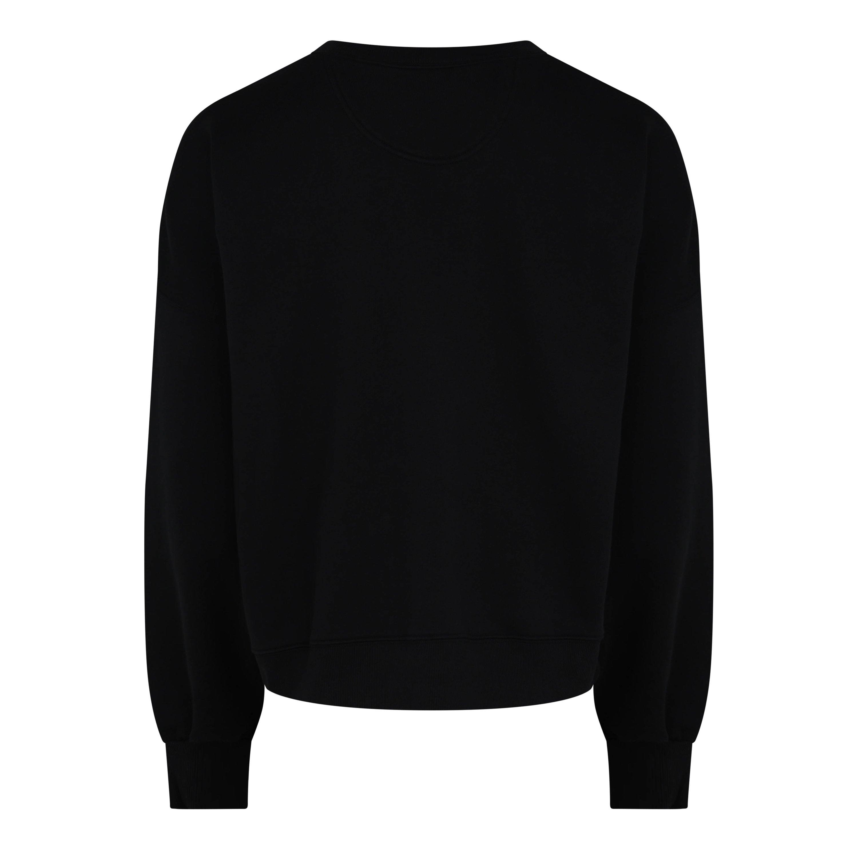 Black - Drew House - Unisex Adults Infinite Love Boxy Crewneck Crew Sweatshirt - 2