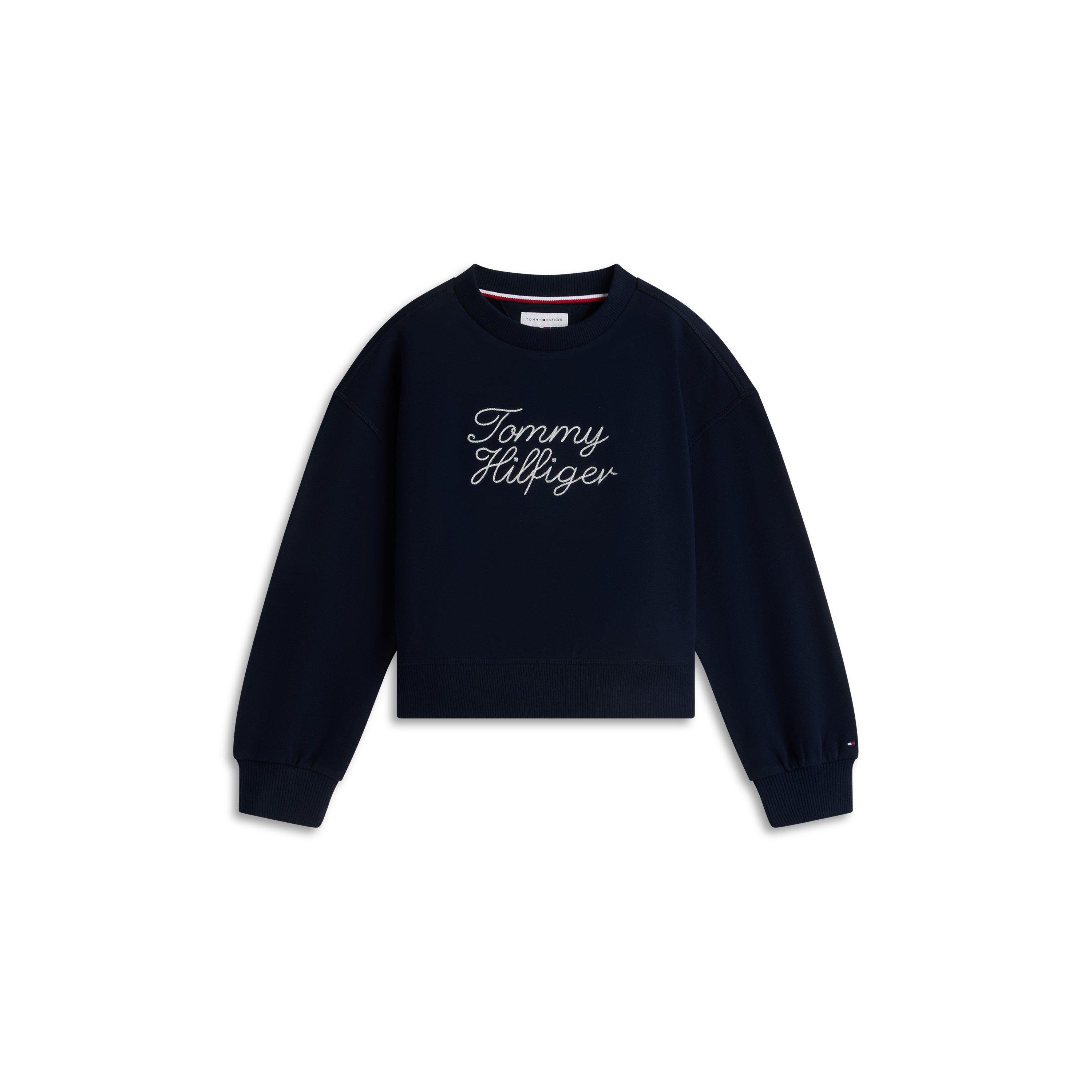Night Navy C1G - Tommy Hilfiger - Kids' Crew Sweatshirt - 1