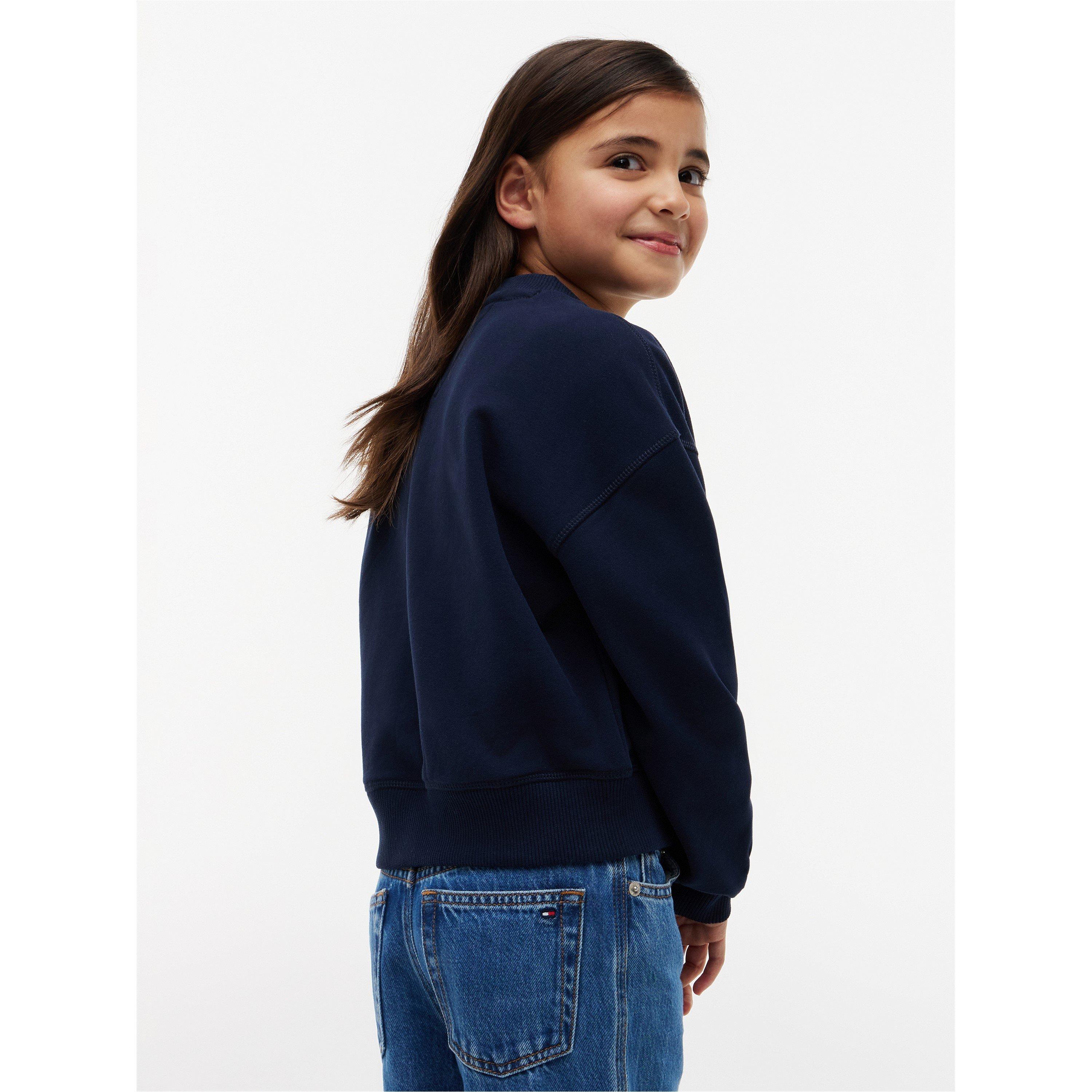 Night Navy C1G - Tommy Hilfiger - Kids' Crew Sweatshirt - 5