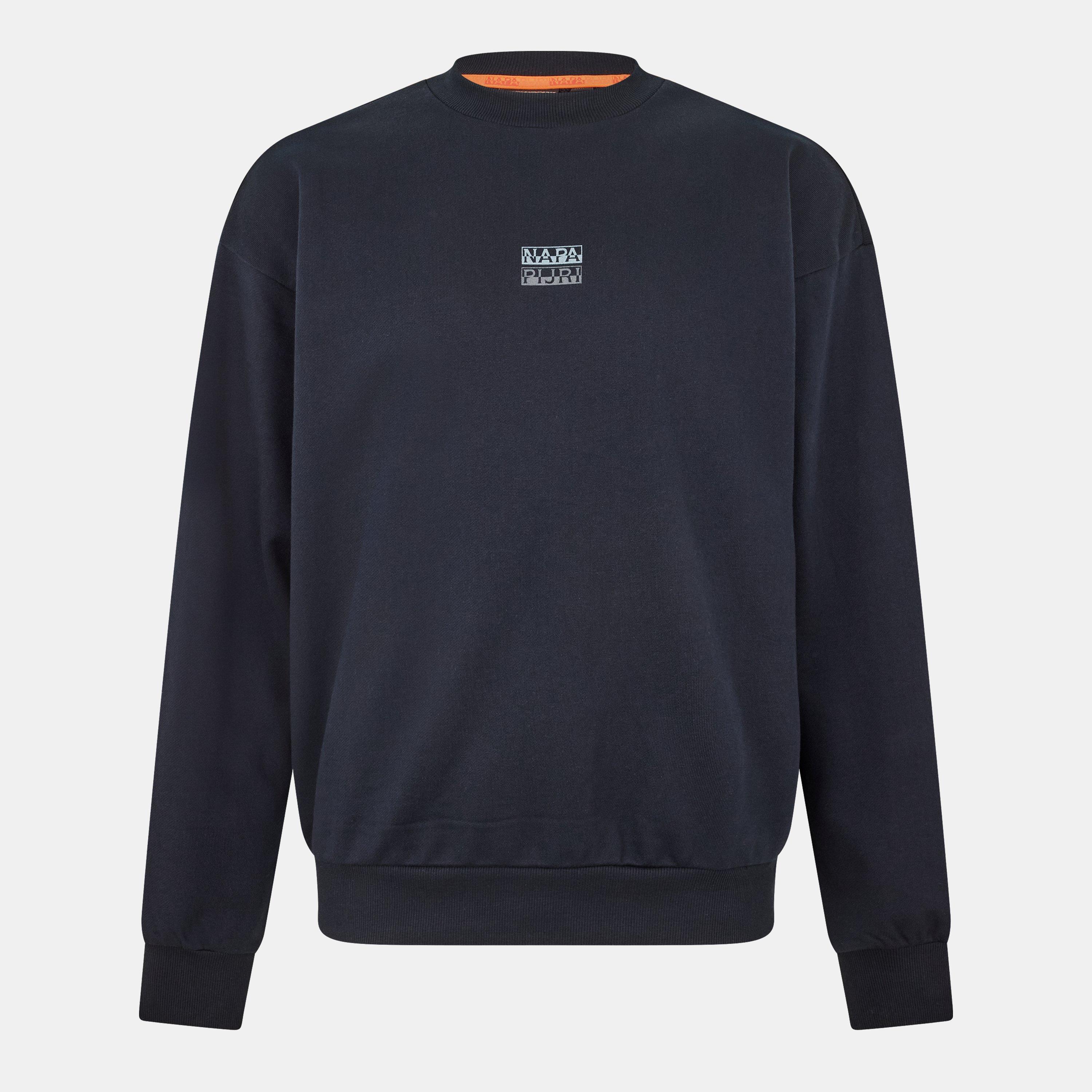 Black Beauty - Napapijri - Box Logo Sweatshirt Mens - 1