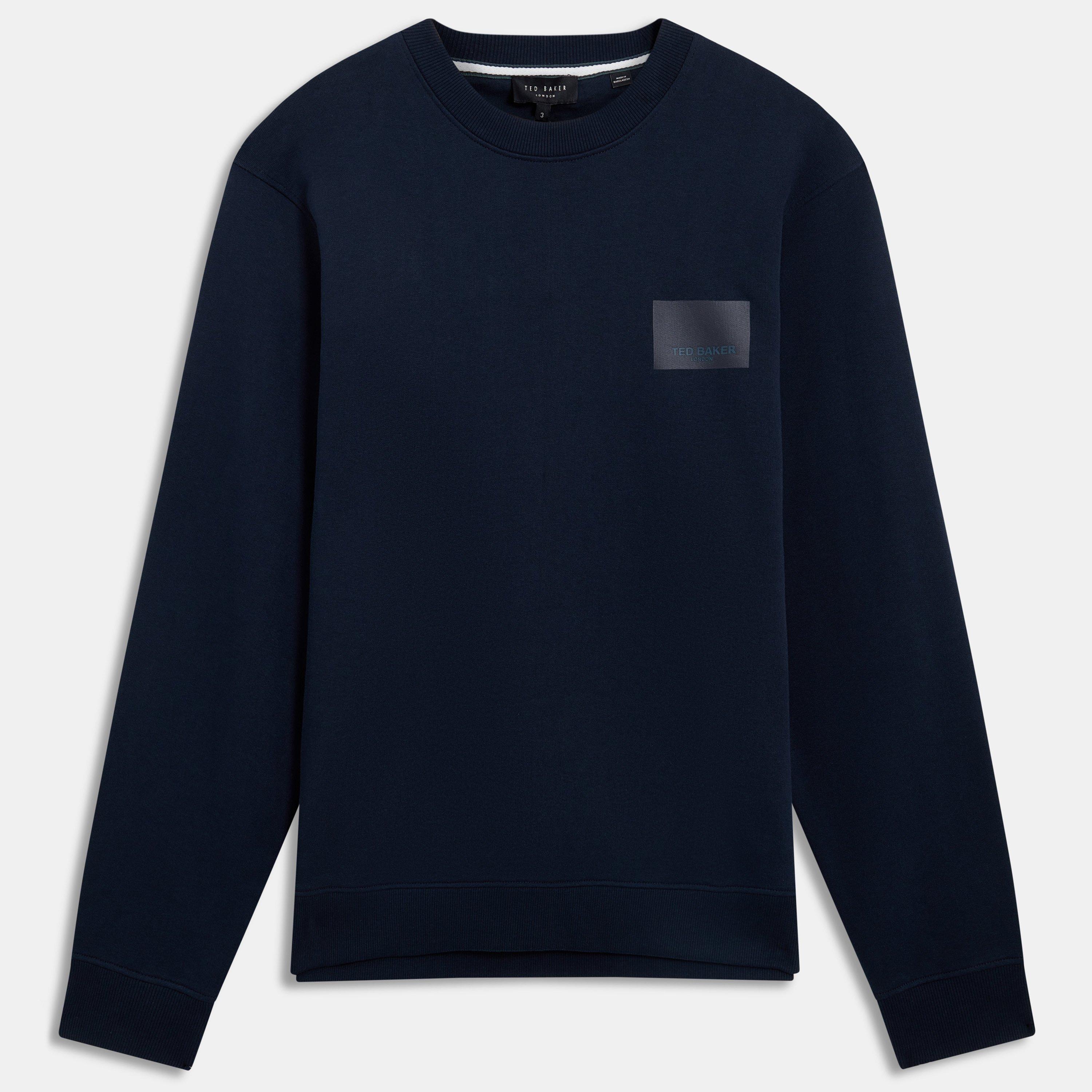 Ted Baker LS Logo Patch Sweatshirt