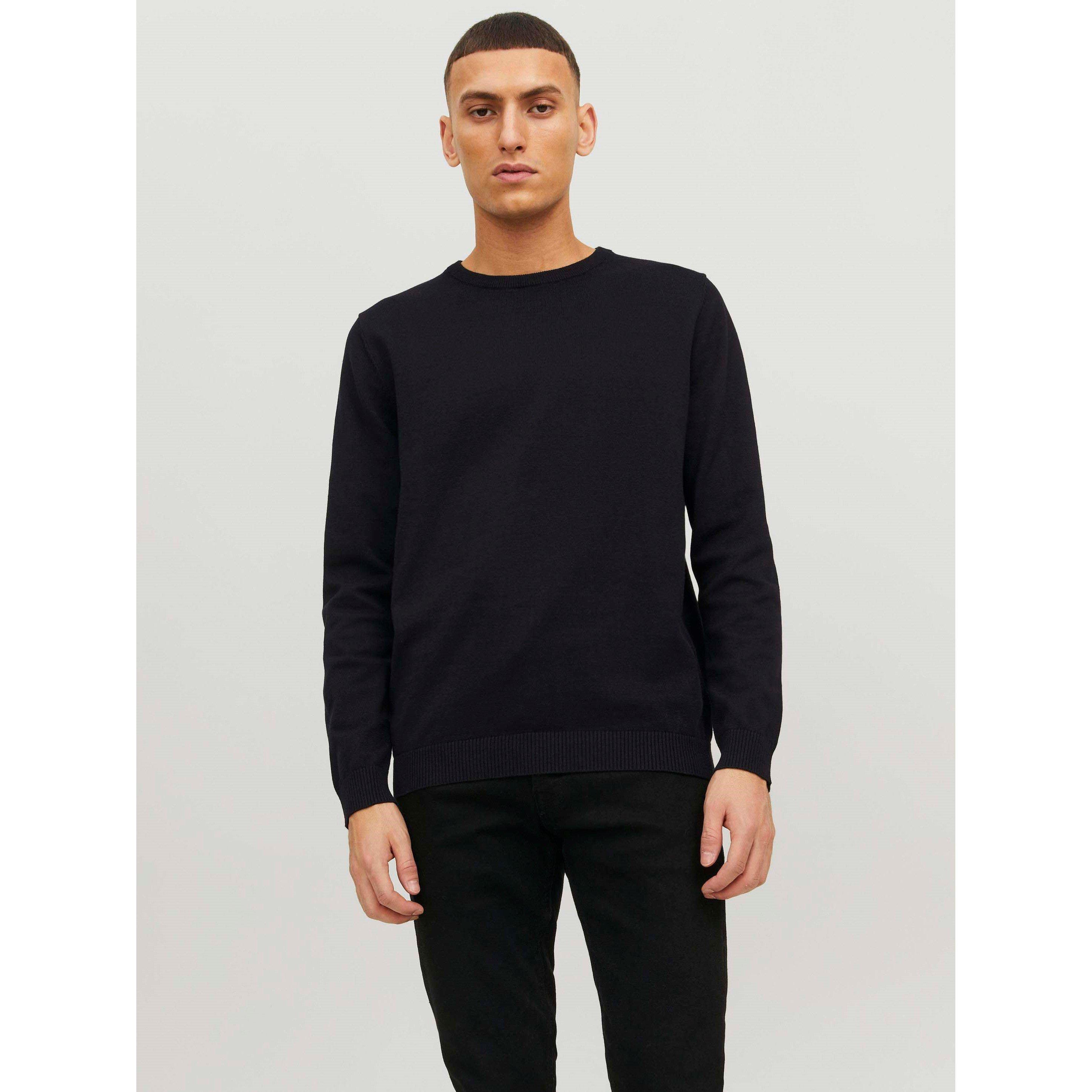Black - Jack and Jones - Knitted Crew Neck Junior Boys - 3