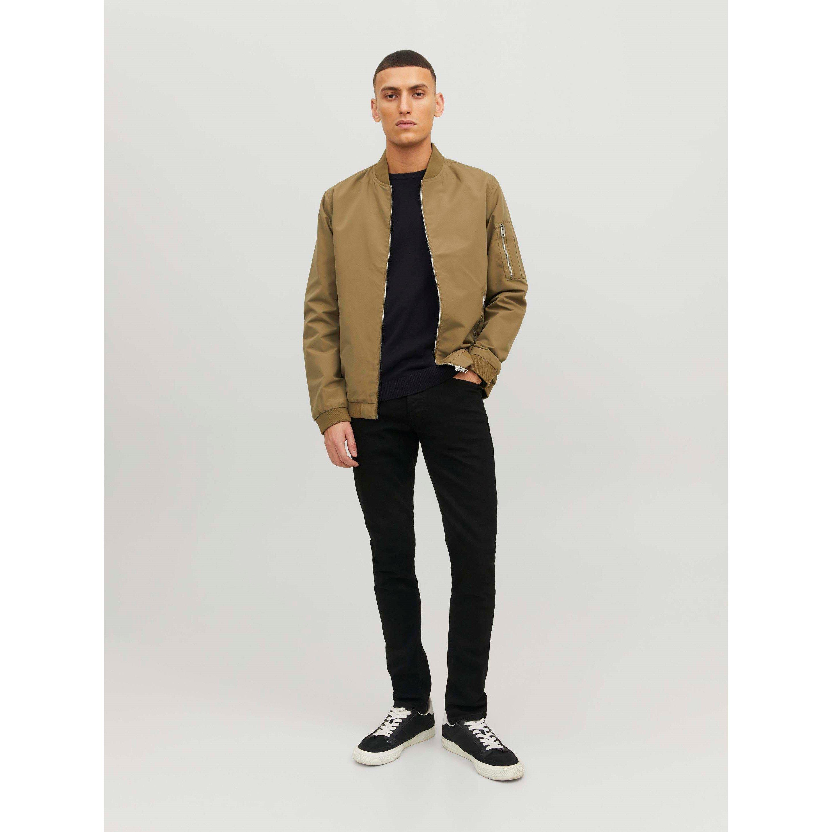 Black - Jack and Jones - Knitted Crew Neck Junior Boys - 8