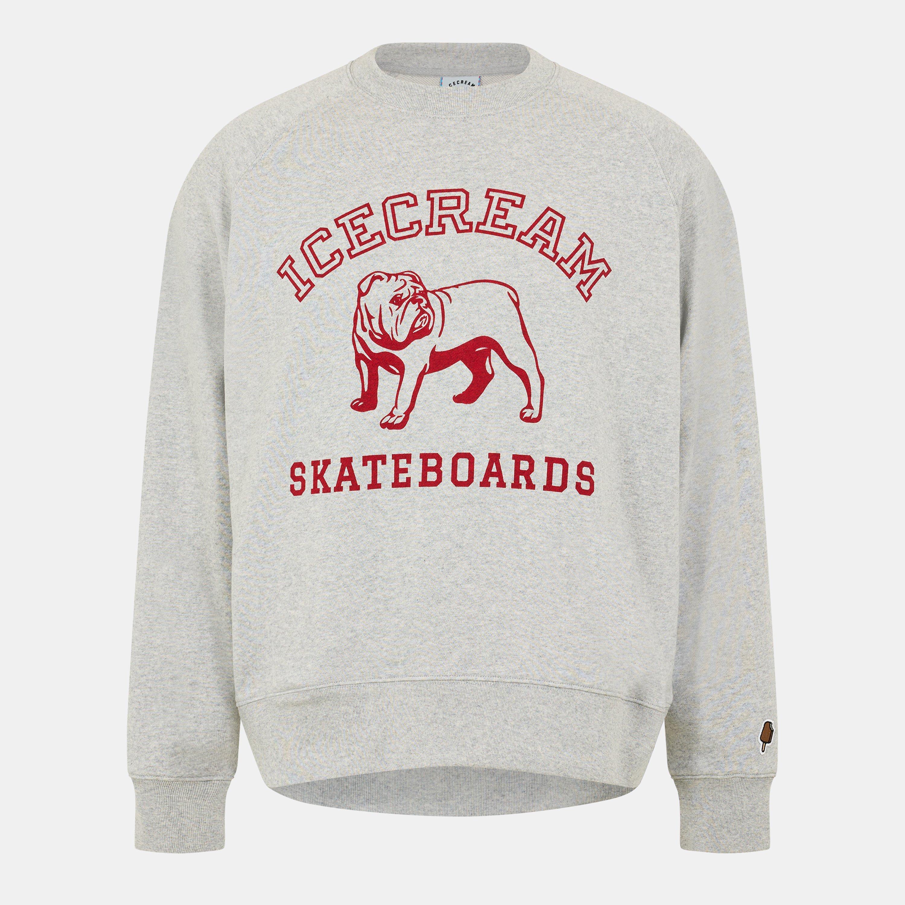 Icecream Men's Bulldog Crew Sweatshirt - Heather Grey - Small