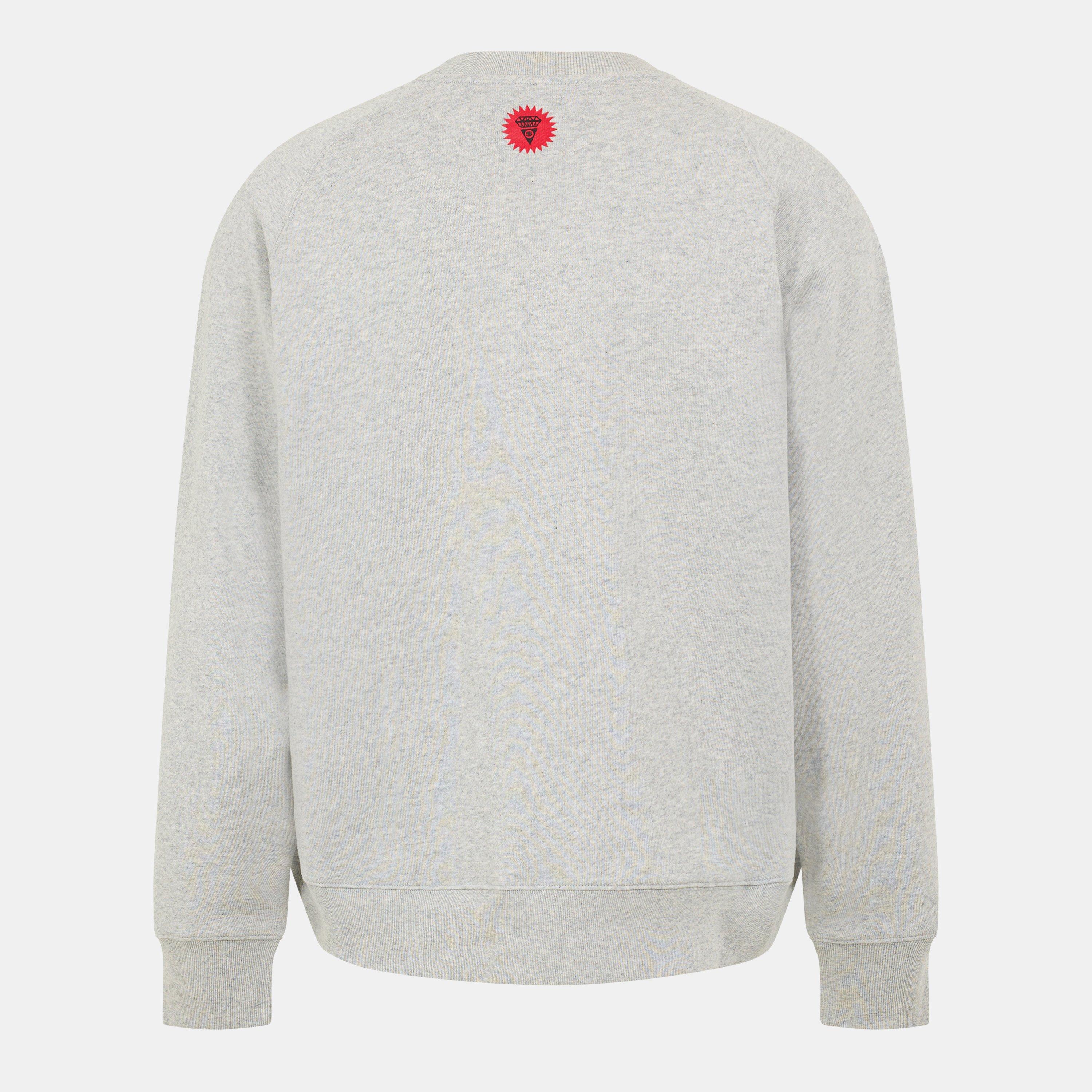 Heather Grey - ICECREAM - Men's Bulldog Crew Sweatshirt - 2