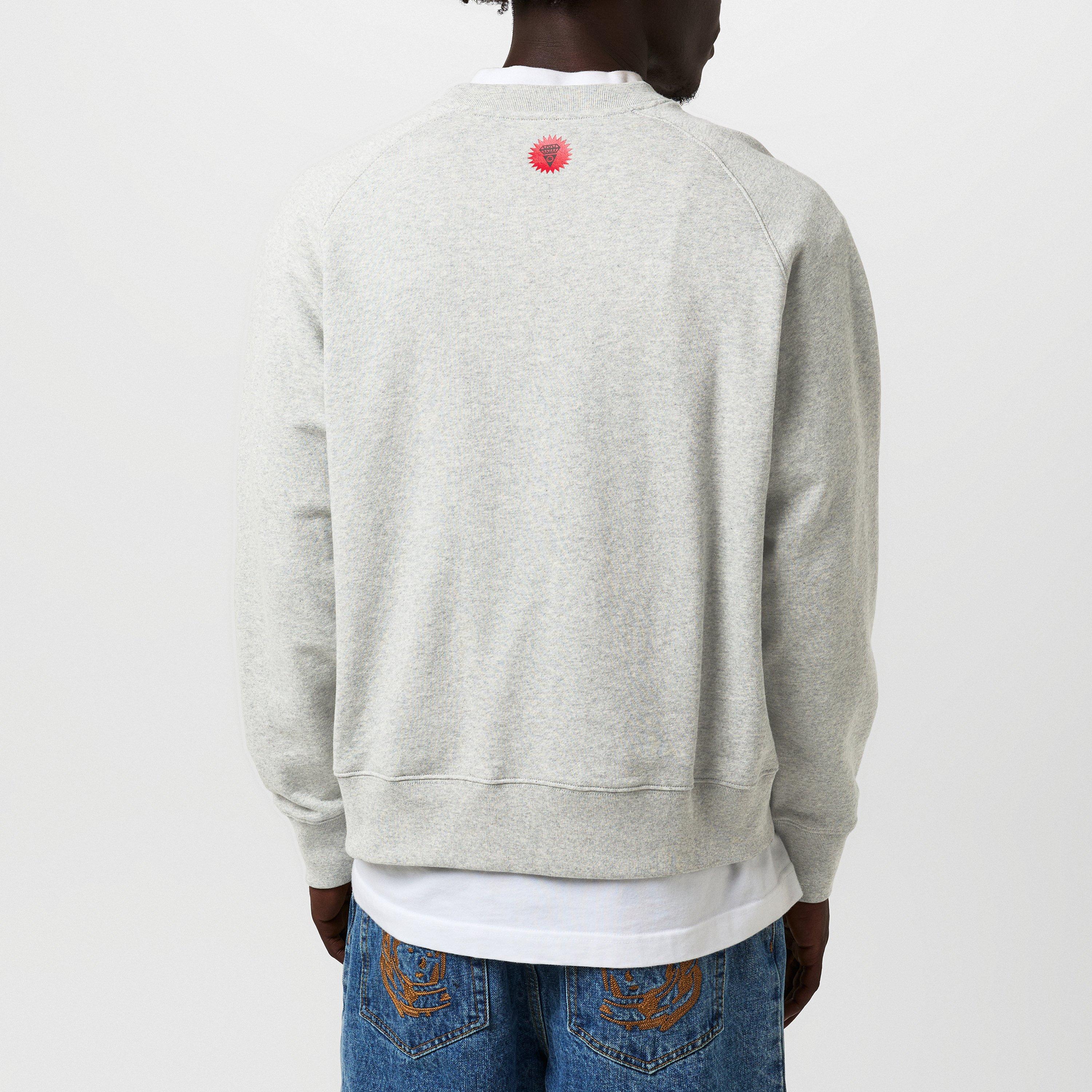 Heather Grey - ICECREAM - Men's Bulldog Crew Sweatshirt - 4