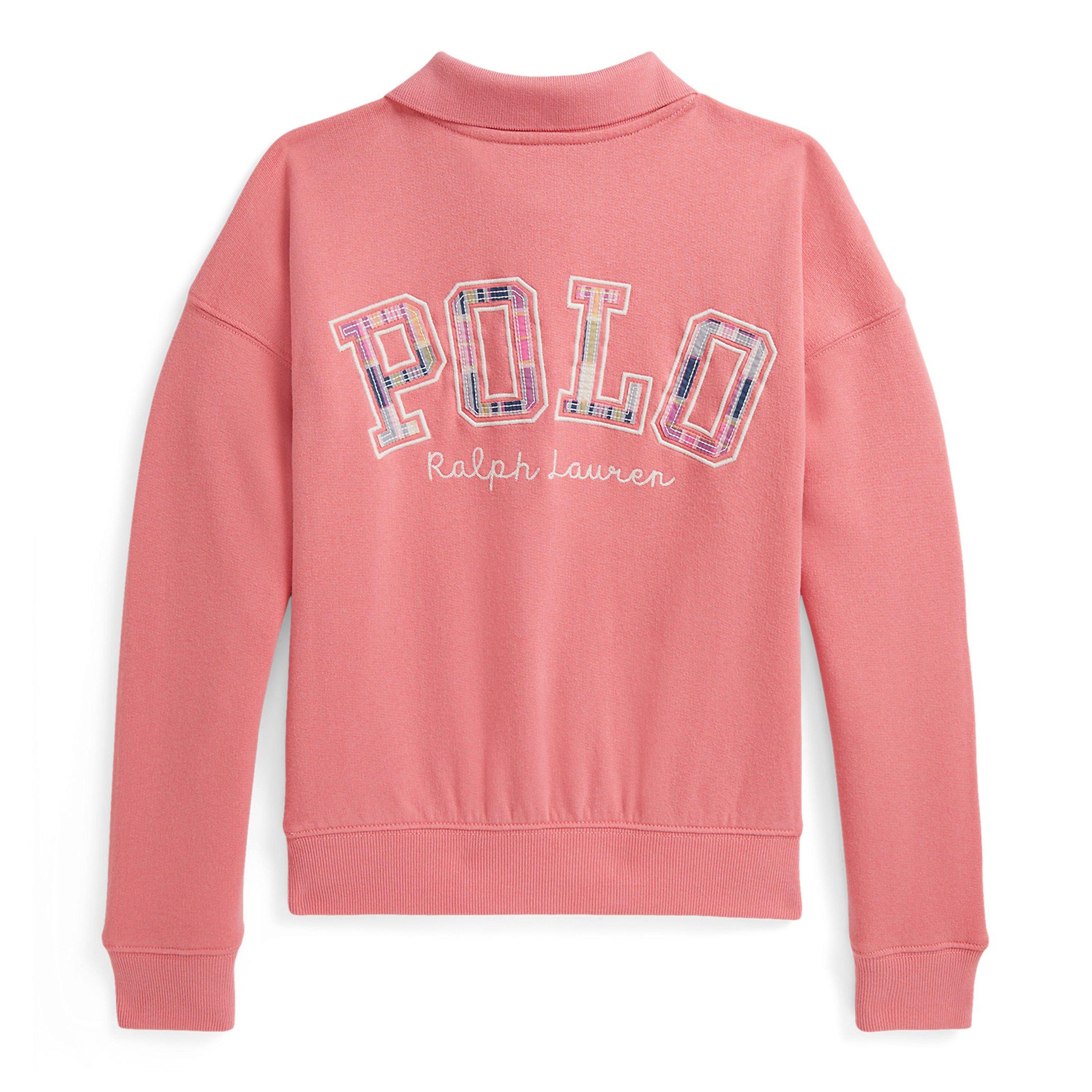 Faded Peony - Polo Ralph Lauren - Kids' Logo Long Sleeve Relaxed Fit Crew Sweatshirt - 1