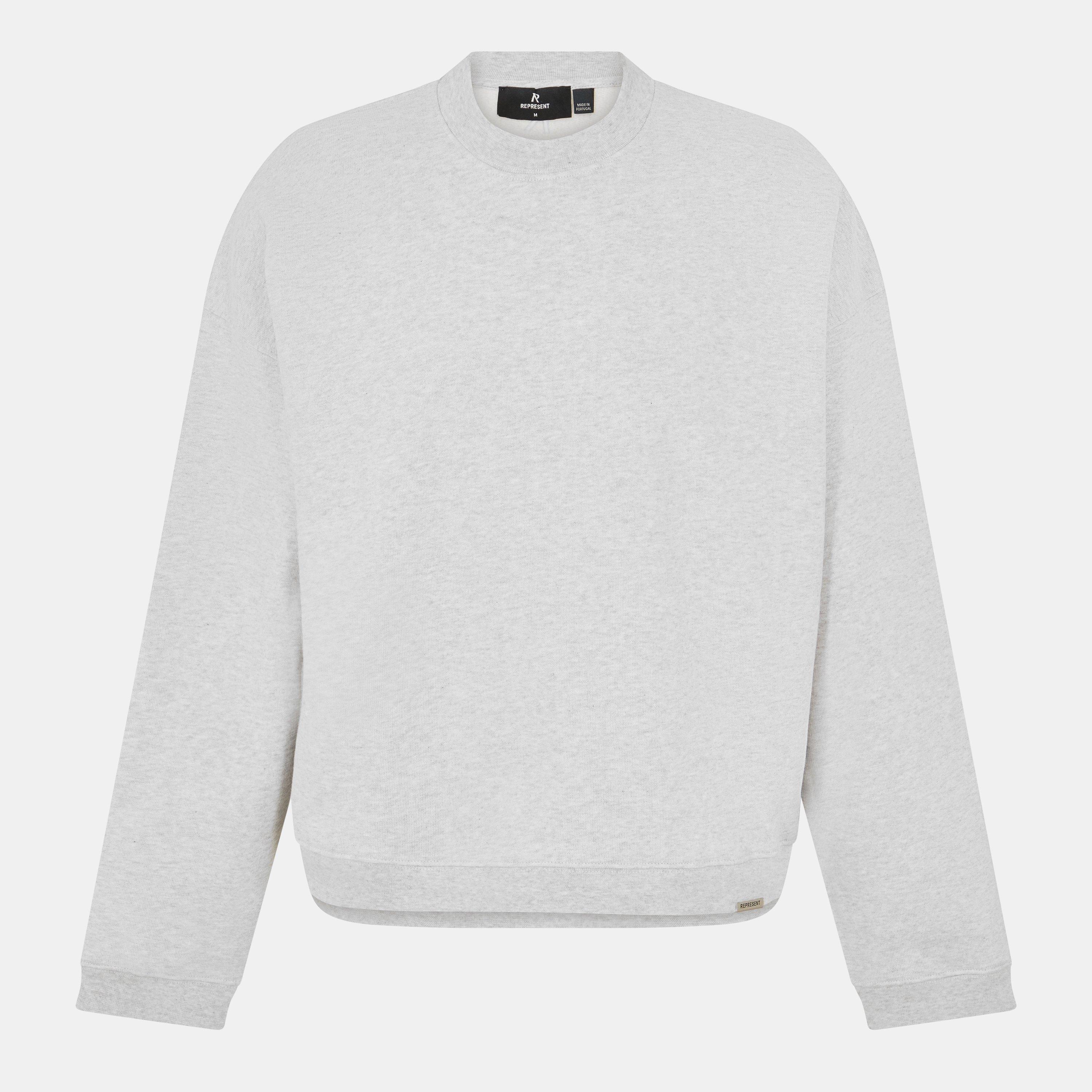 Represent Men's Crew Sweatshirt - Ice Grey Marl - XS