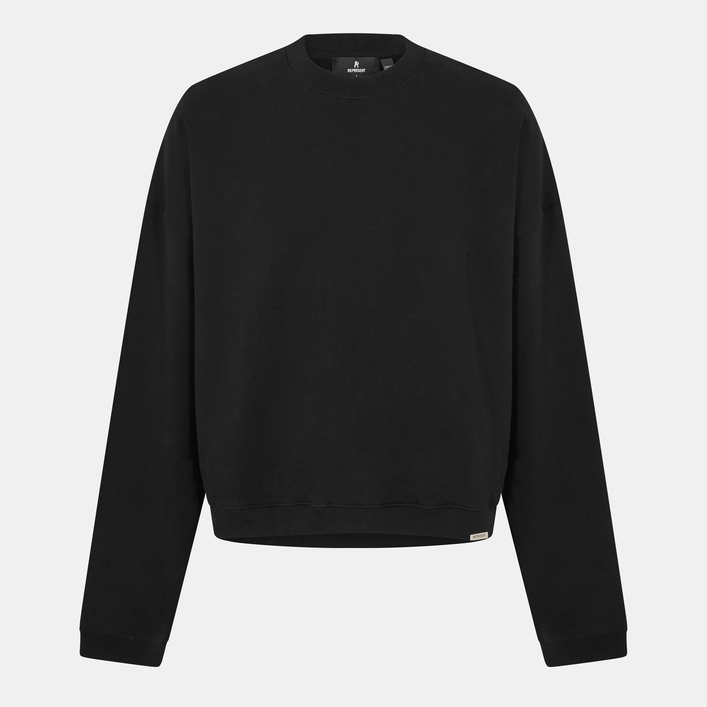 Black - Represent - Men's Crew Sweatshirt - 1