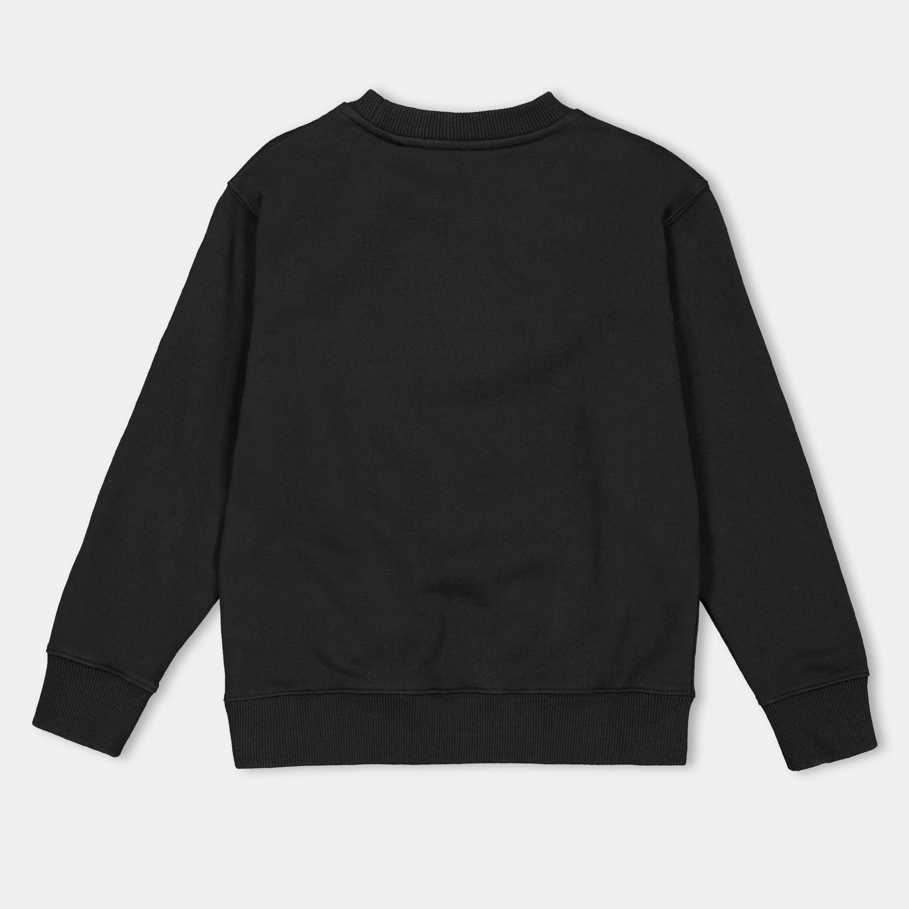 Black/Blue - Off White - Kids Crew Sweater - 2