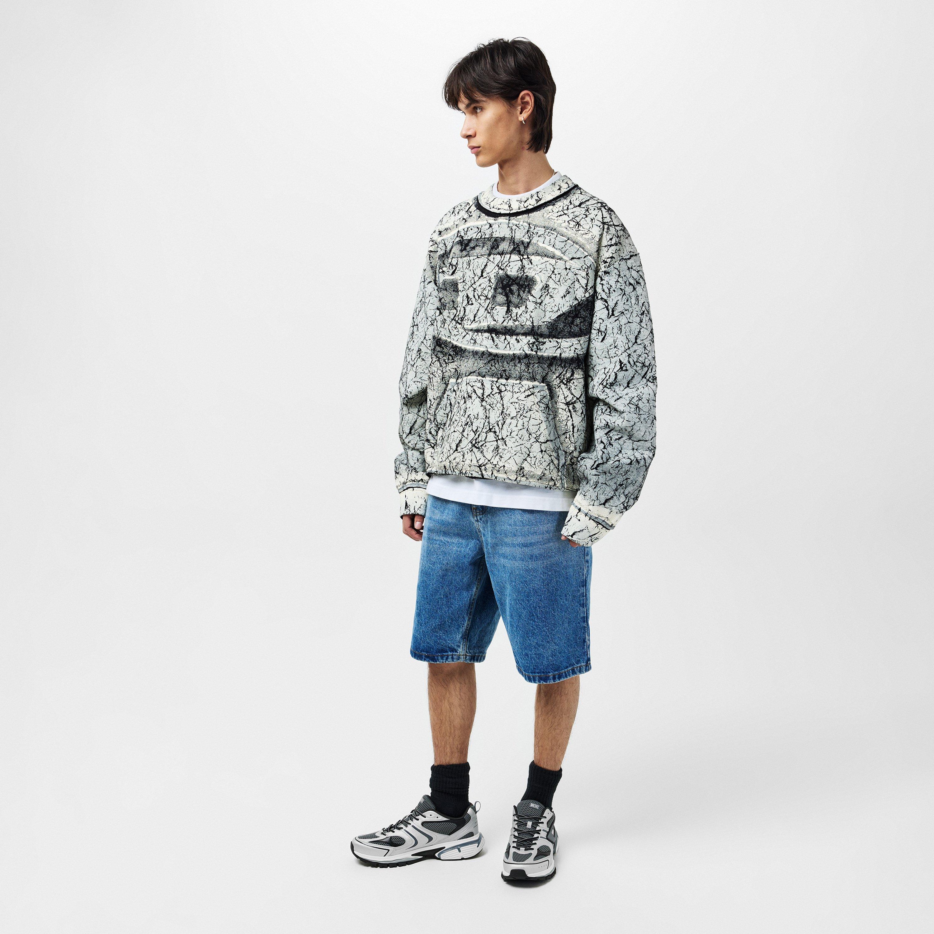 Black Black - Diesel - Men's Macoval Crew Sweatshirt - 6