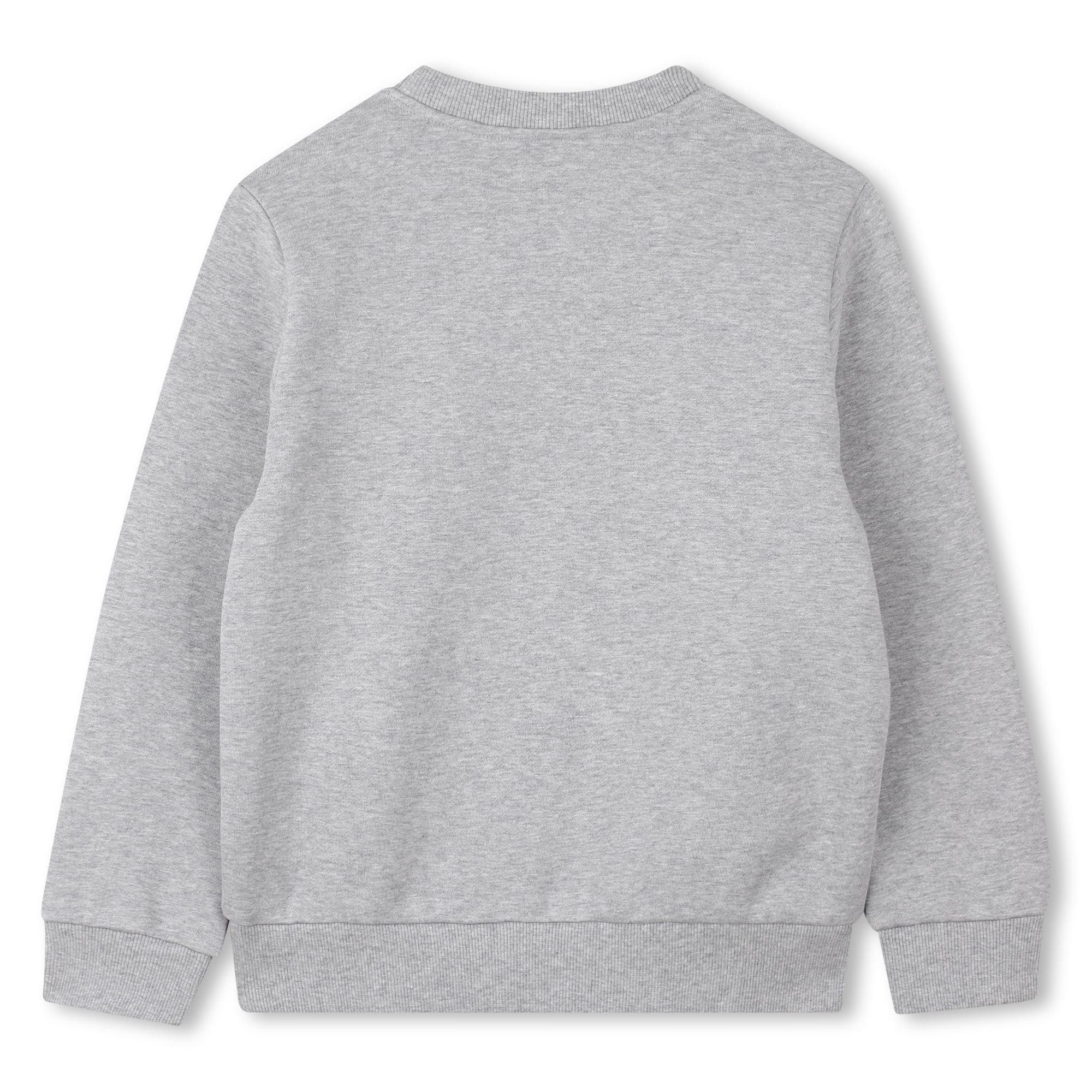 Grey A55 - Kenzo - Unisex Crew Sweater for Kids - 2