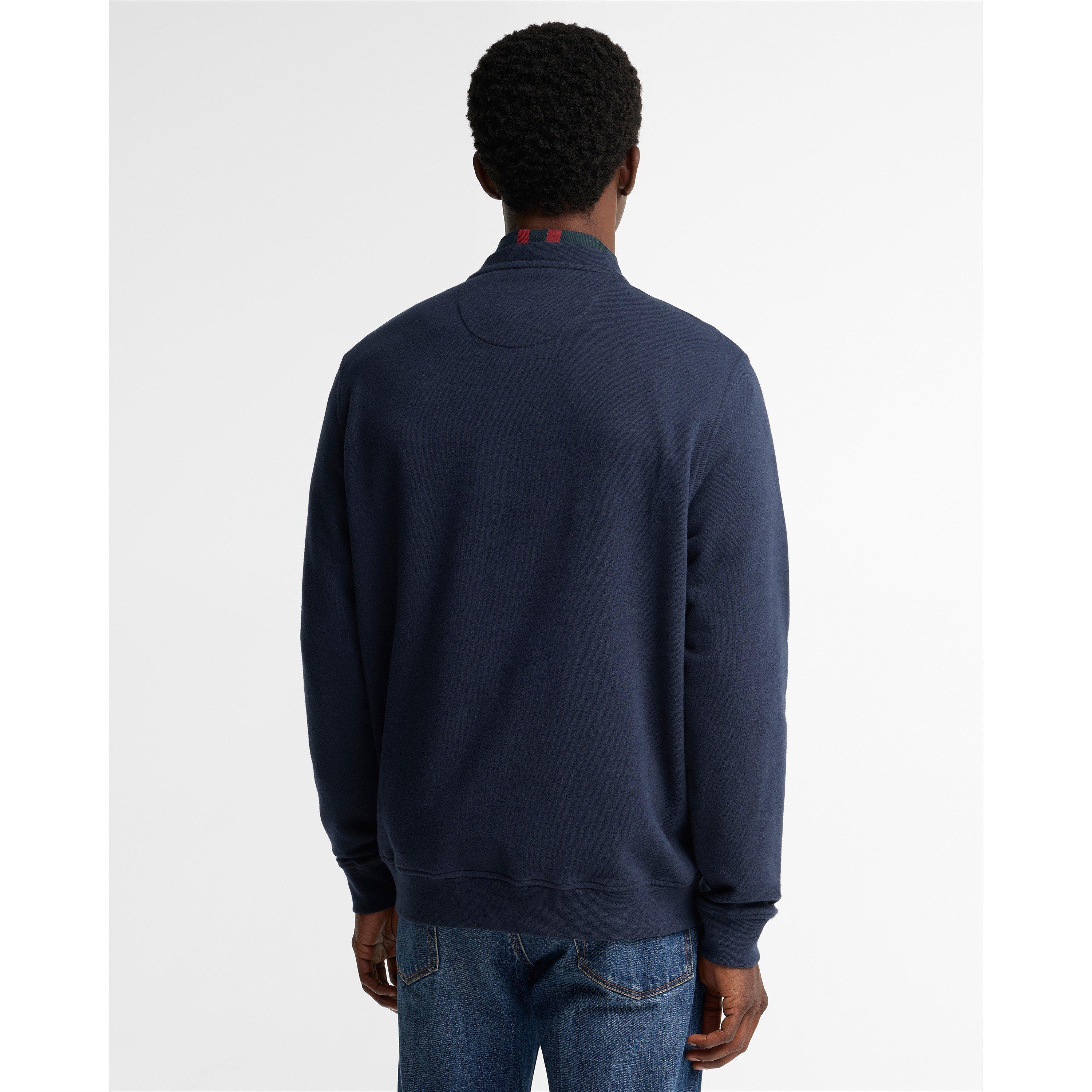 Navy NY91 - Barbour - Men's Evergreen Cotton Crew Sweater - 4