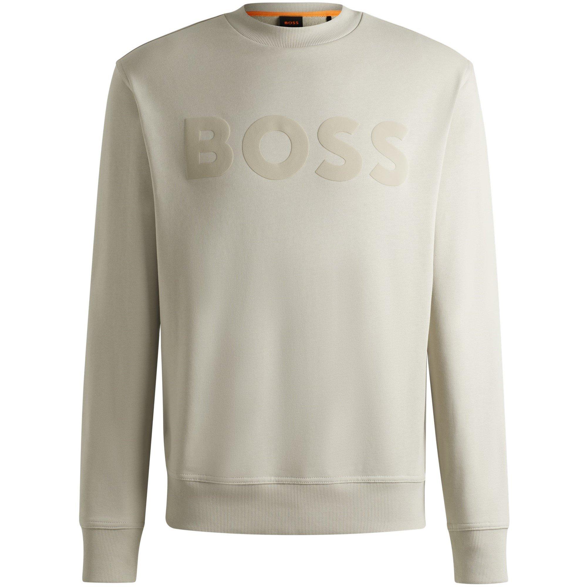 Boss Men's Orange Crew Sweatshirt - Light Beige 271 - 2XL
