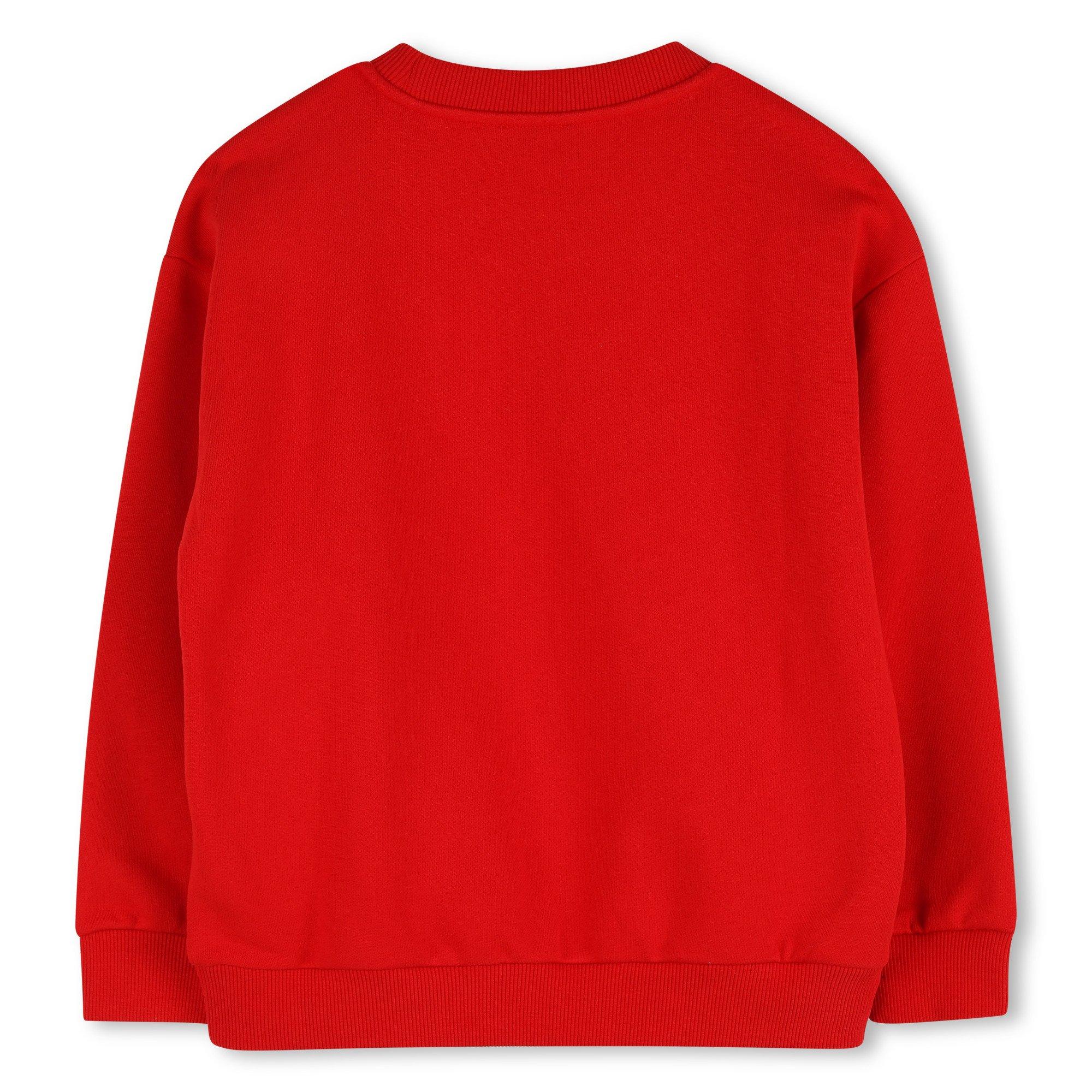 Red 968 - Kenzo - Unisex Kids' Tiger Embroidered Crew Sweatshirt - 2