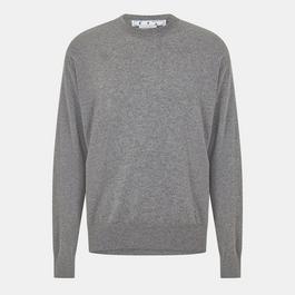 Off White Men's  Cashmere Crew Knitted Sweater