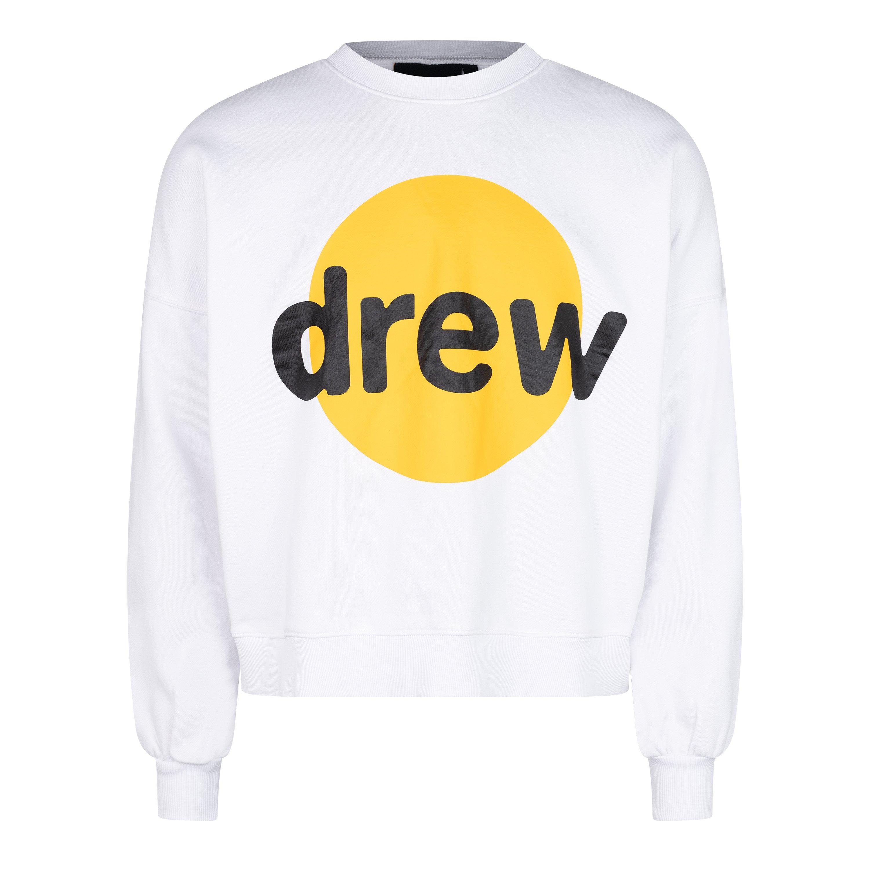 White - Drew House - Unisex Adults Infinite Joy Boxy Crewneck Crew Sweatshirt - 1