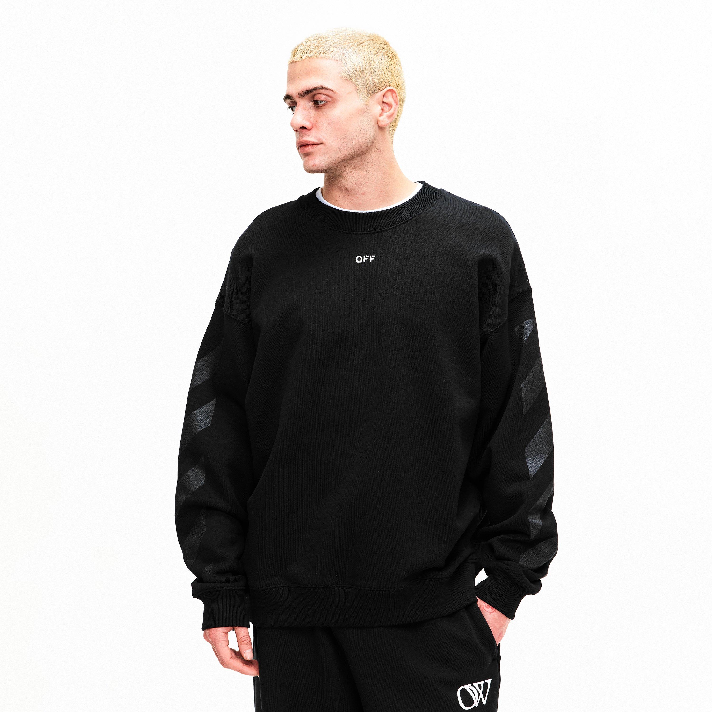 Black/White - Off White - Off Cornly Diag Crew Sn99 - 3
