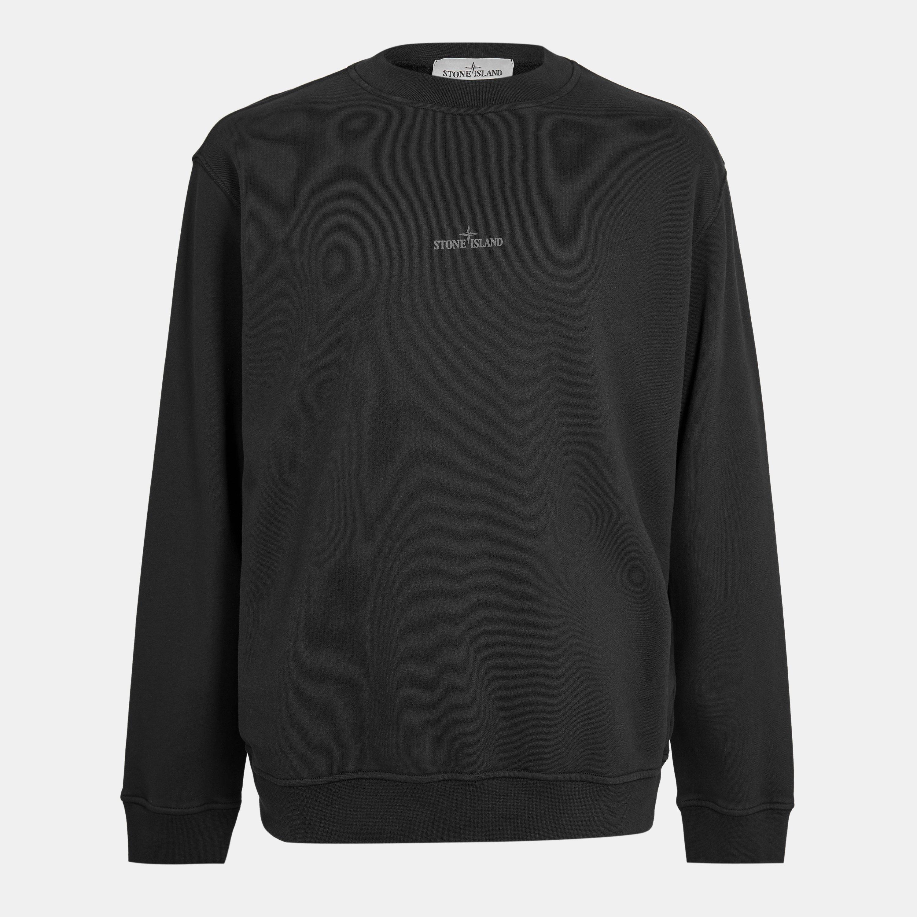 Stone Island Graphic Crew Neck Jumper - Nero V0029 - M