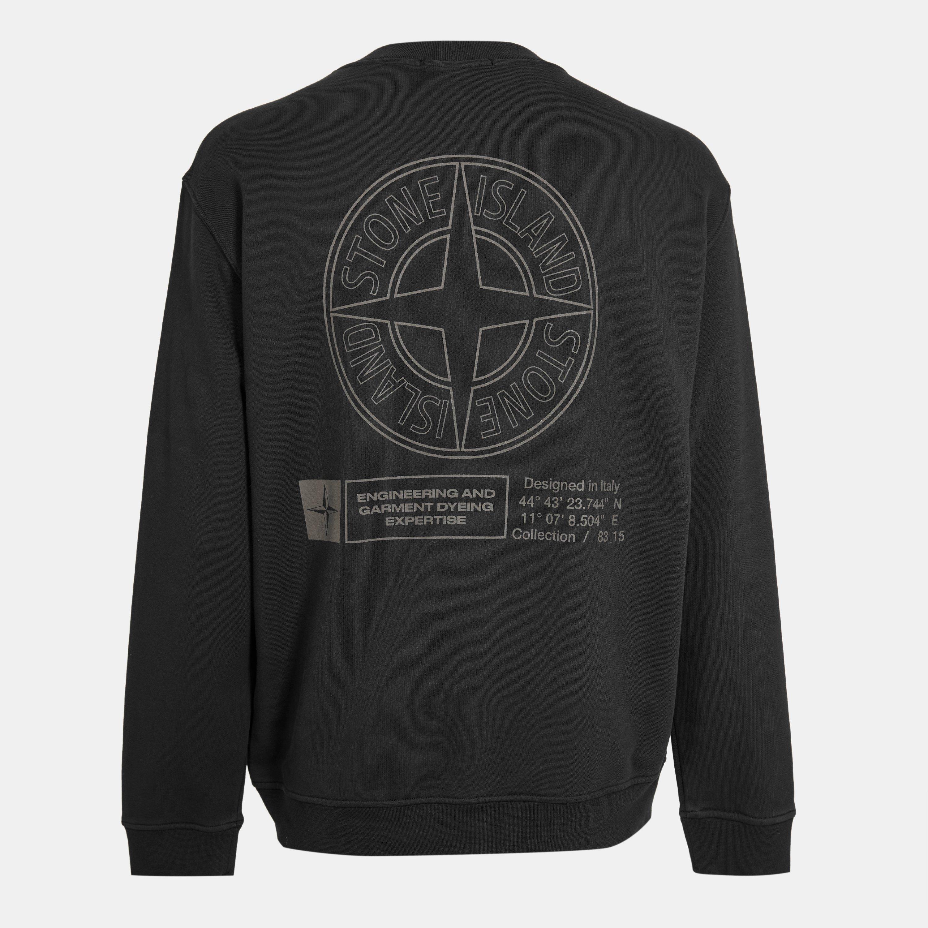 Nero V0029 - Stone Island - Graphic Crew Neck Jumper - 2