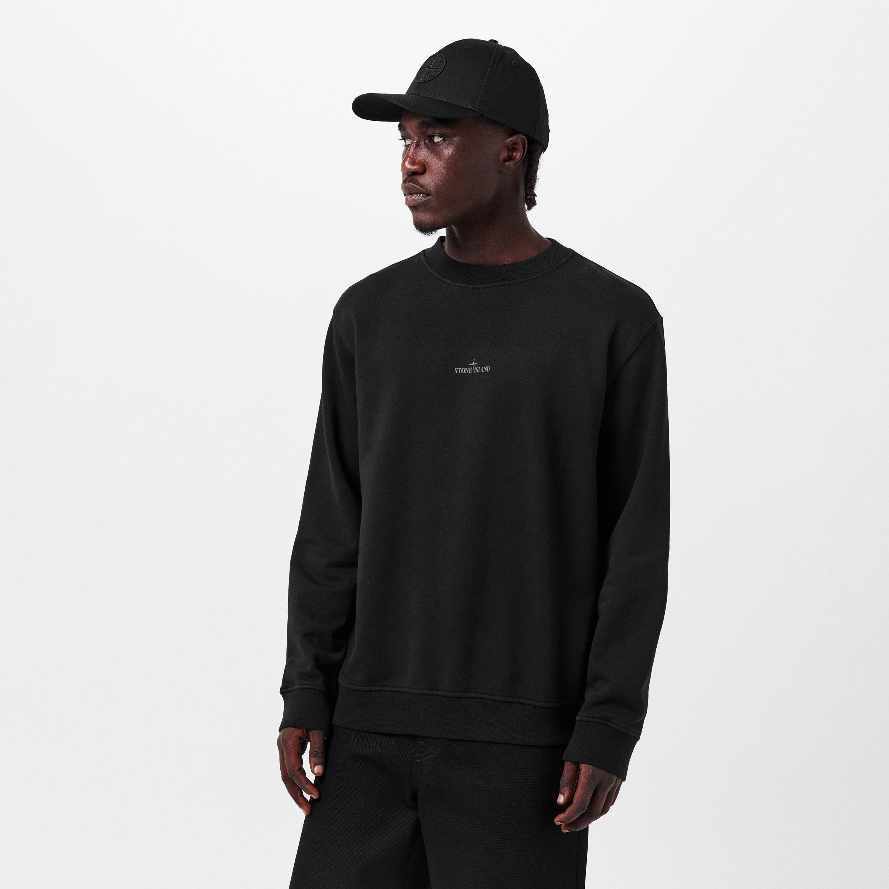 Nero V0029 - Stone Island - Graphic Crew Neck Jumper - 3