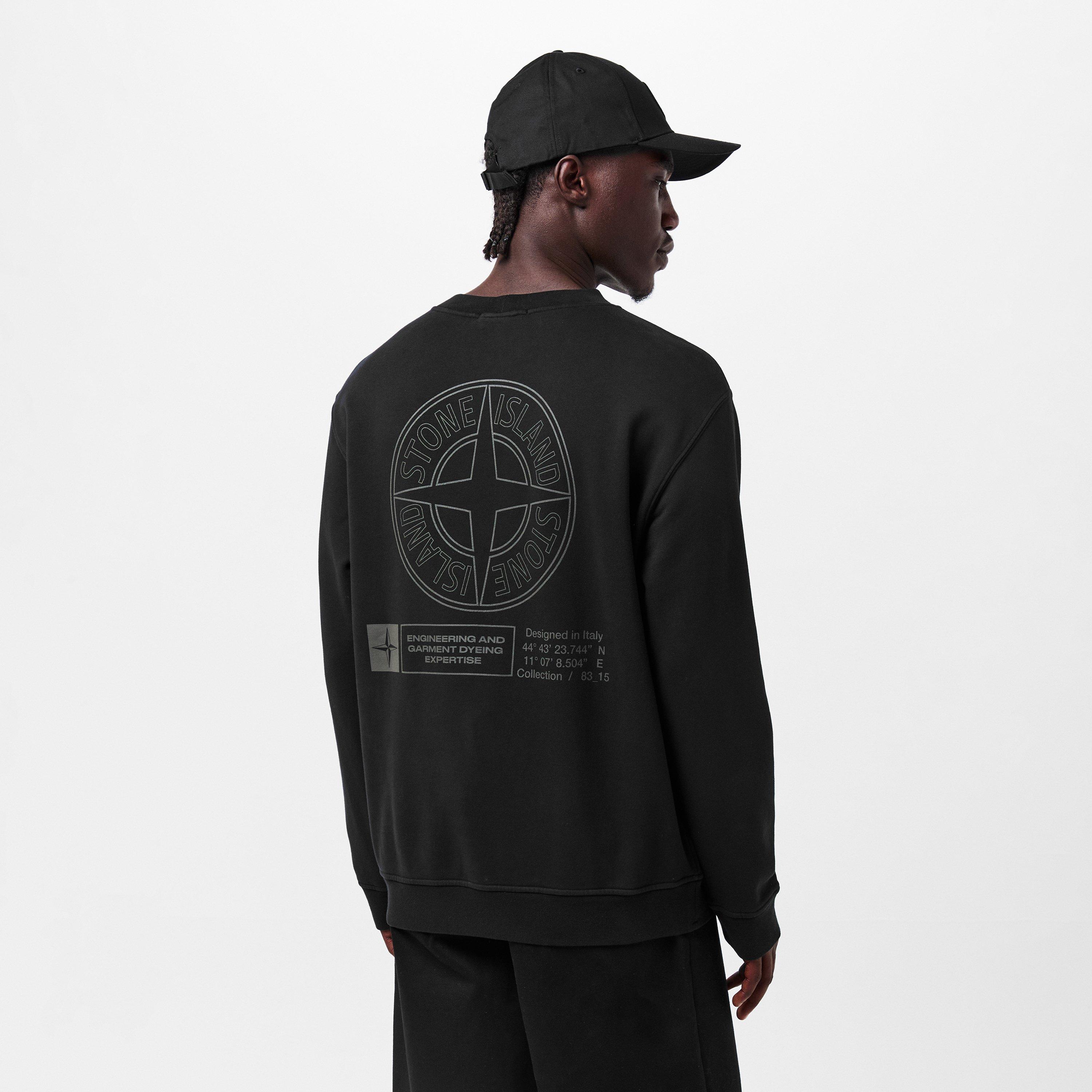 Nero V0029 - Stone Island - Graphic Crew Neck Jumper - 4