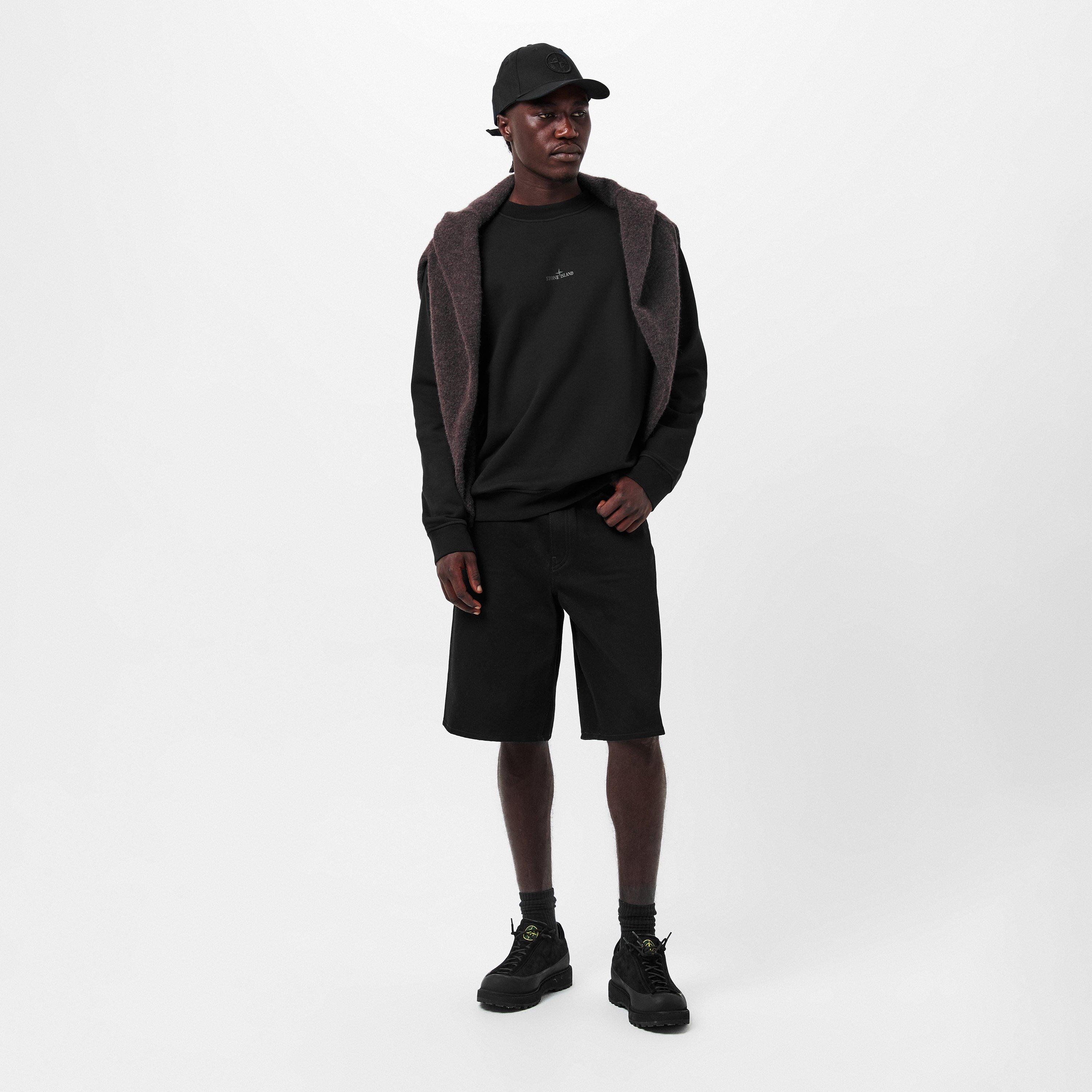 Nero V0029 - Stone Island - Graphic Crew Neck Jumper - 6