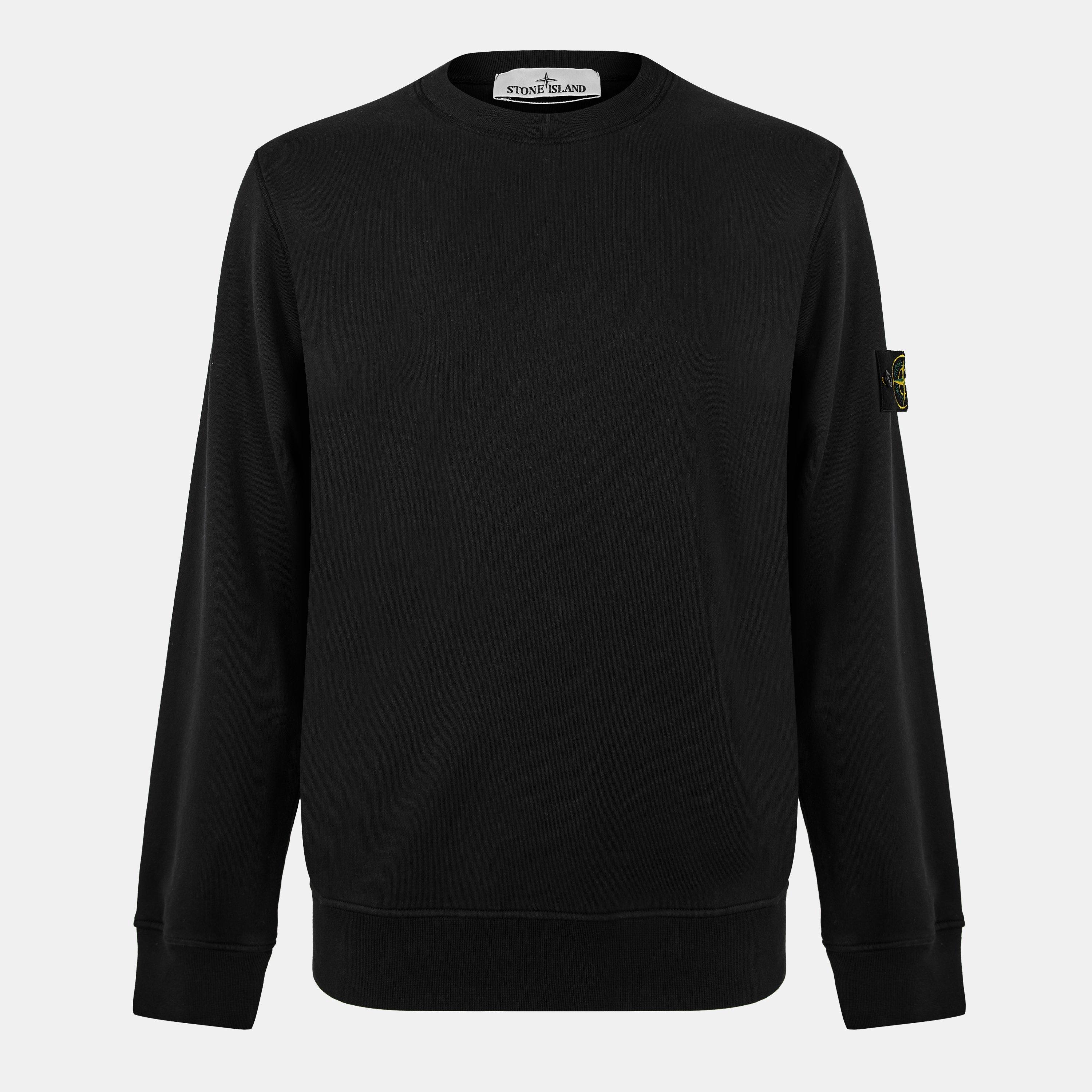 Stone Island Logo Crew Sweatshirt
