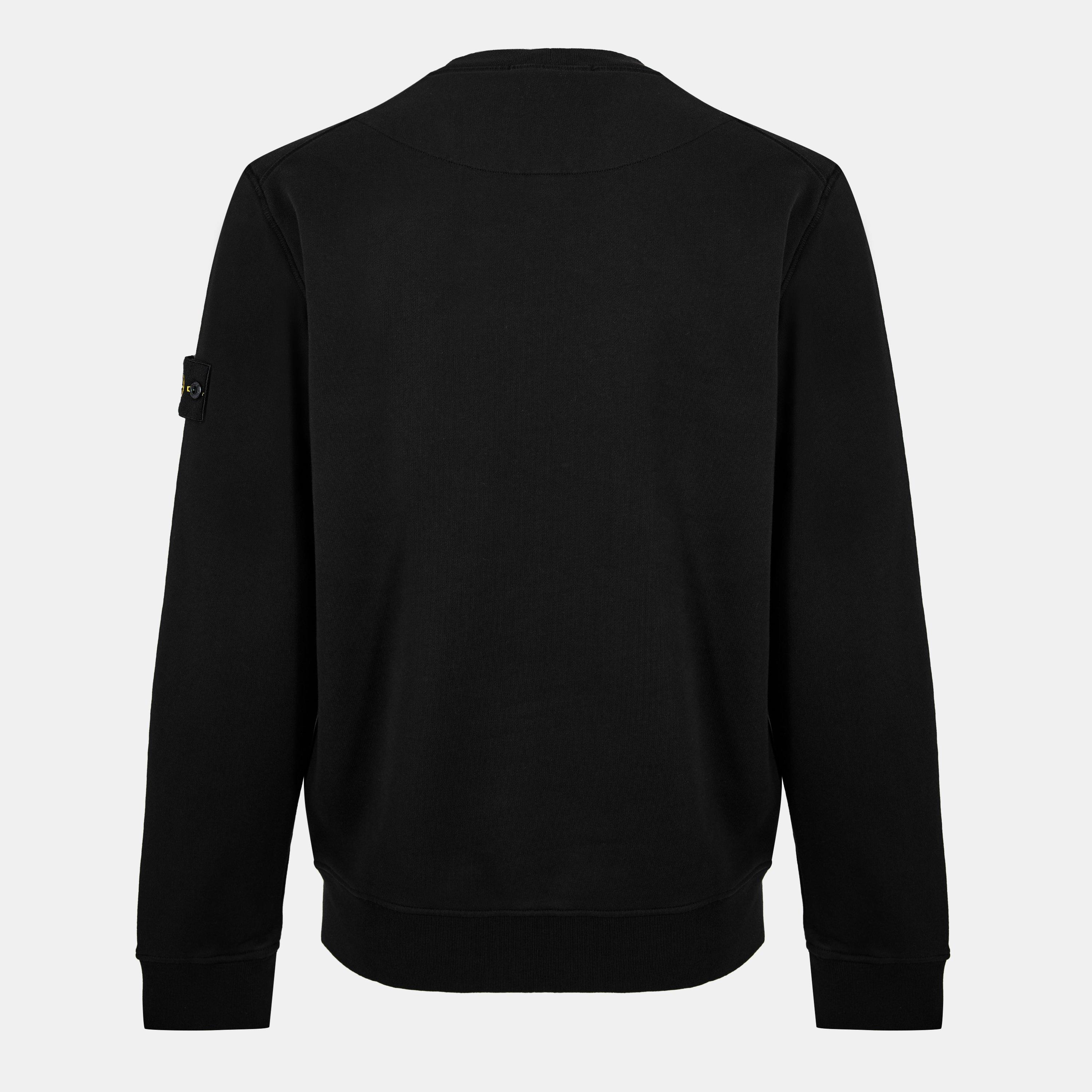 Nero V0029 - Stone Island - Logo Crew Sweatshirt - 2