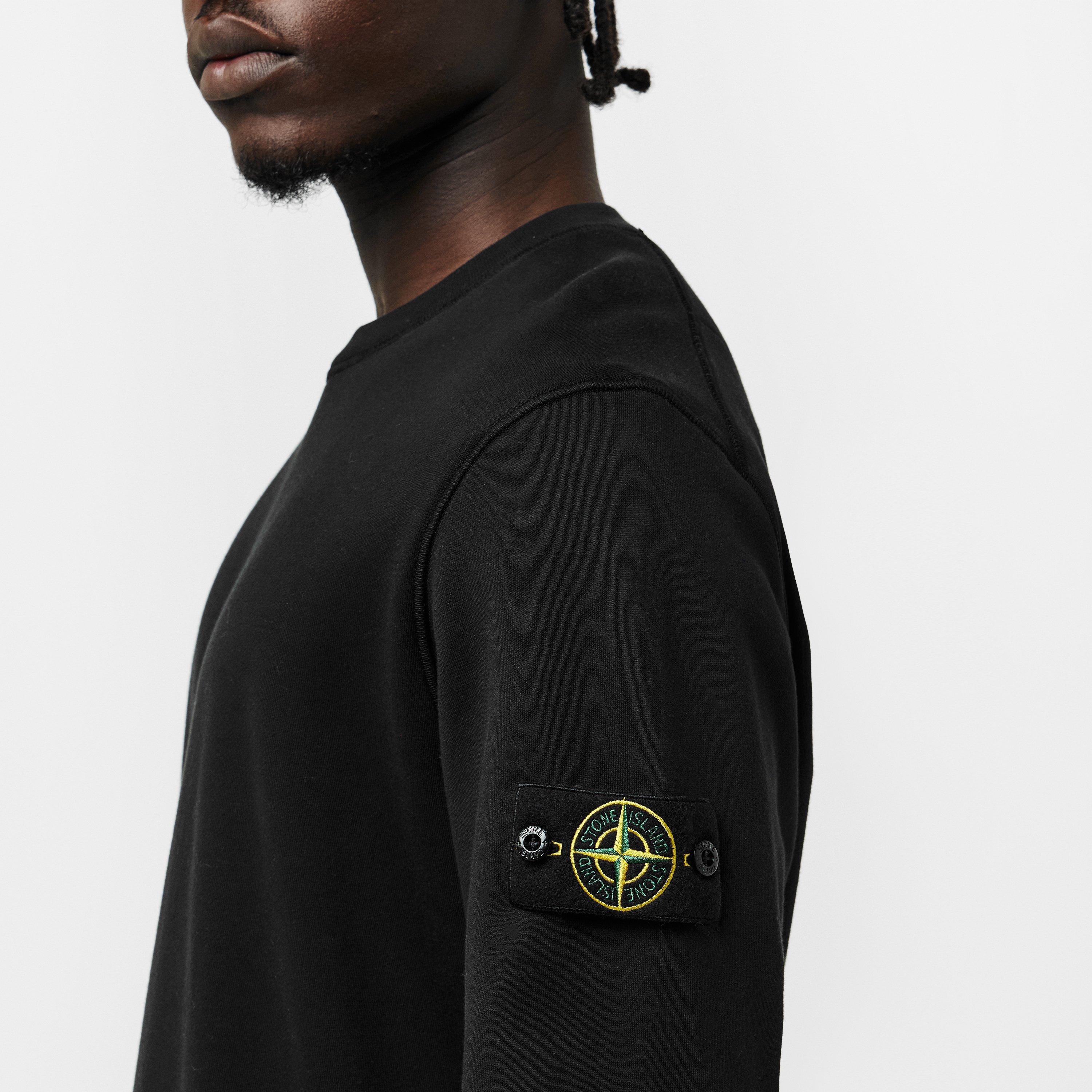 Nero V0029 - Stone Island - Logo Crew Sweatshirt - 5