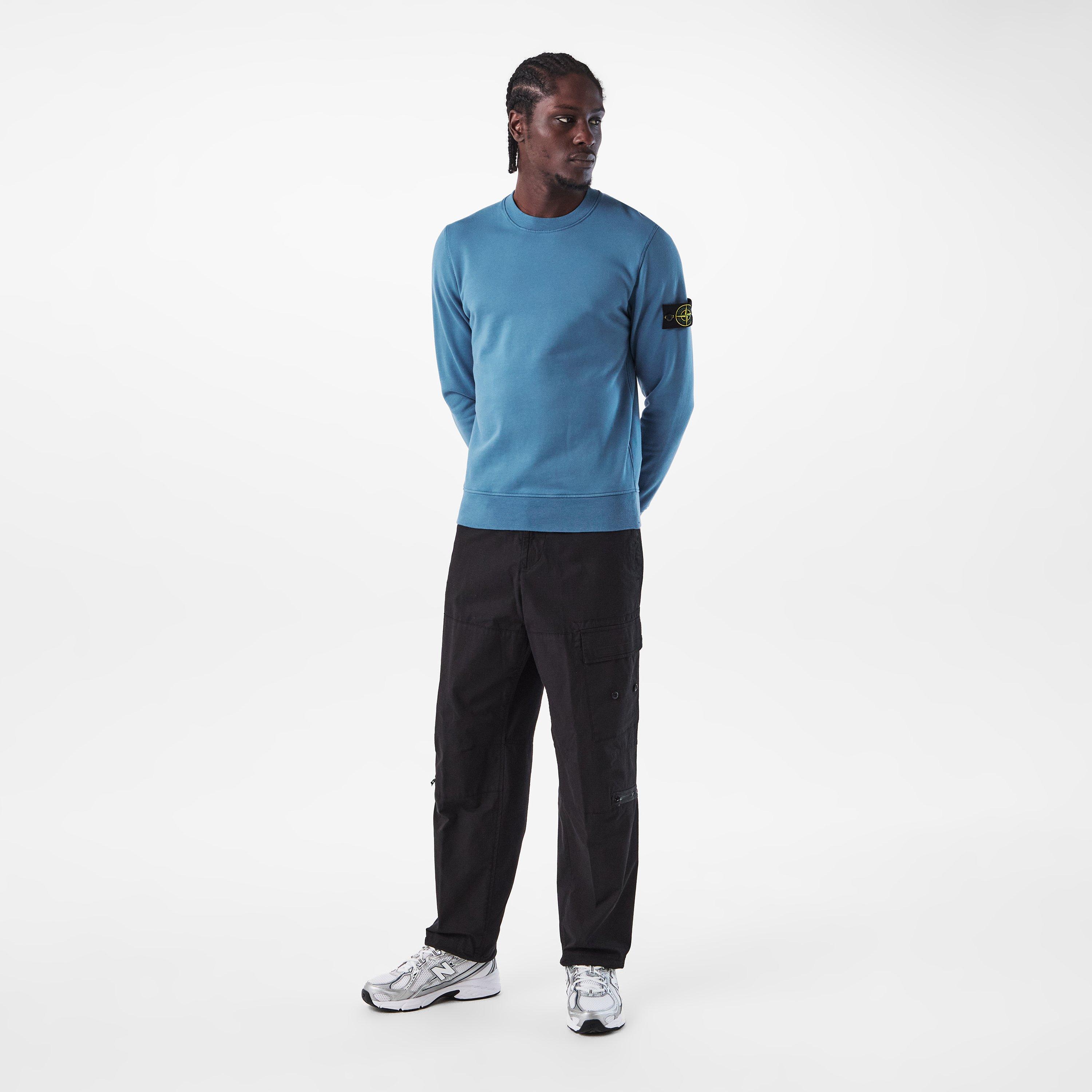 Blue Acc V002B - Stone Island - Logo Crew Sweatshirt - 6