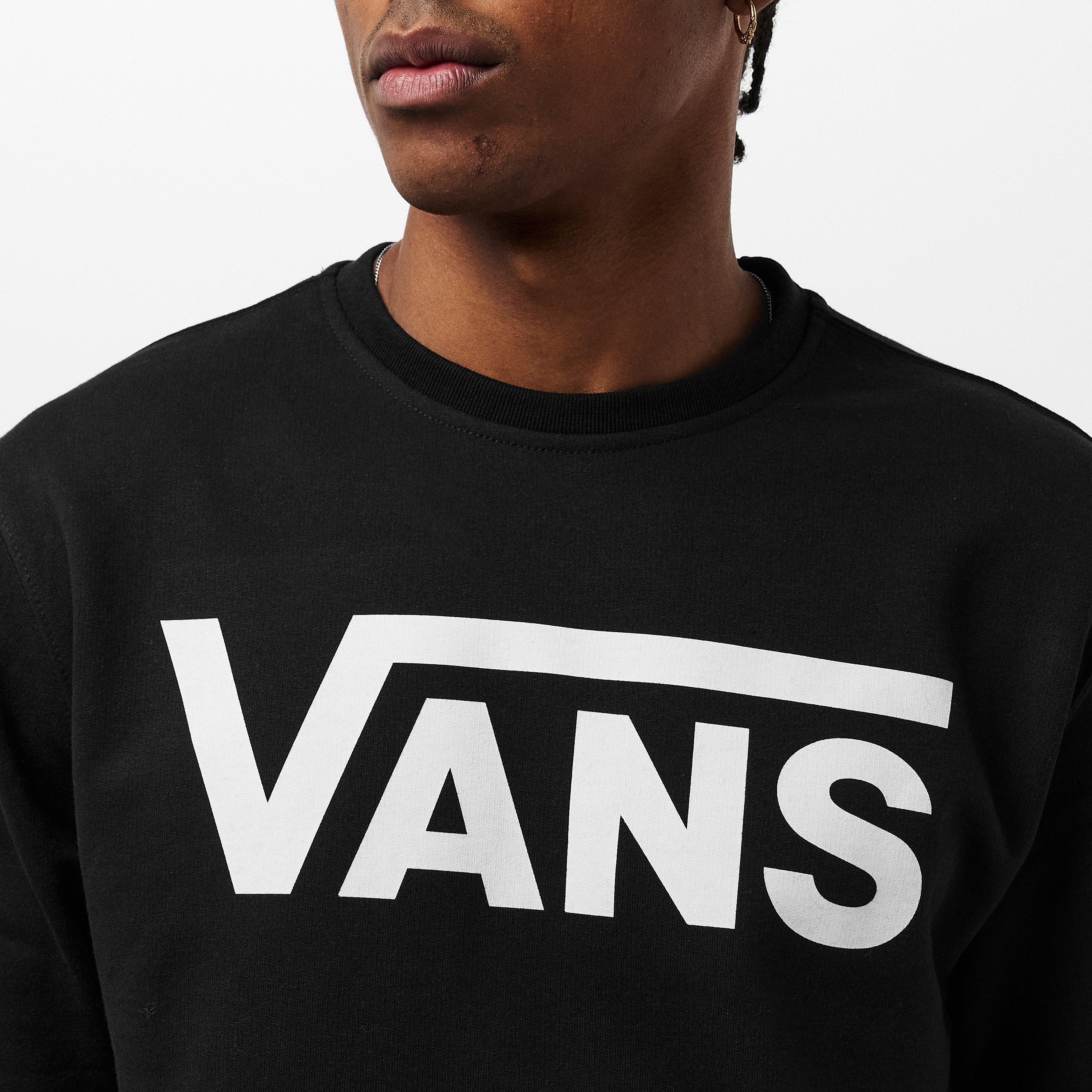 Black - Vans - Classic Cotton Crew Sweatshirt - 4