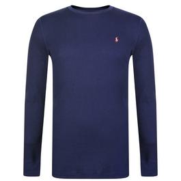 Ralph Lauren Waffle Knit Crewneck Sleep Shirt