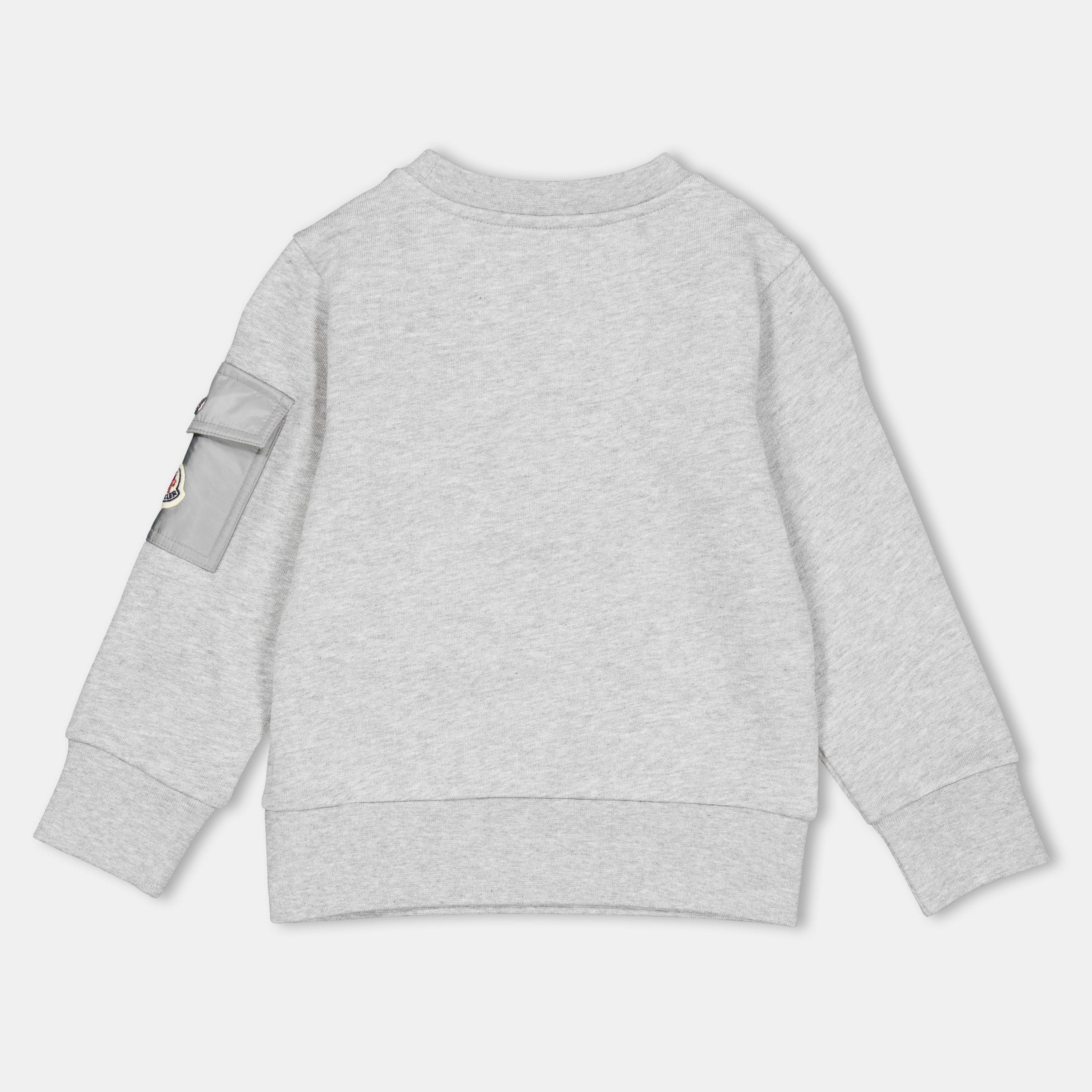 Grey 980 - Moncler - Kids' Crew Sweatshirt - 2