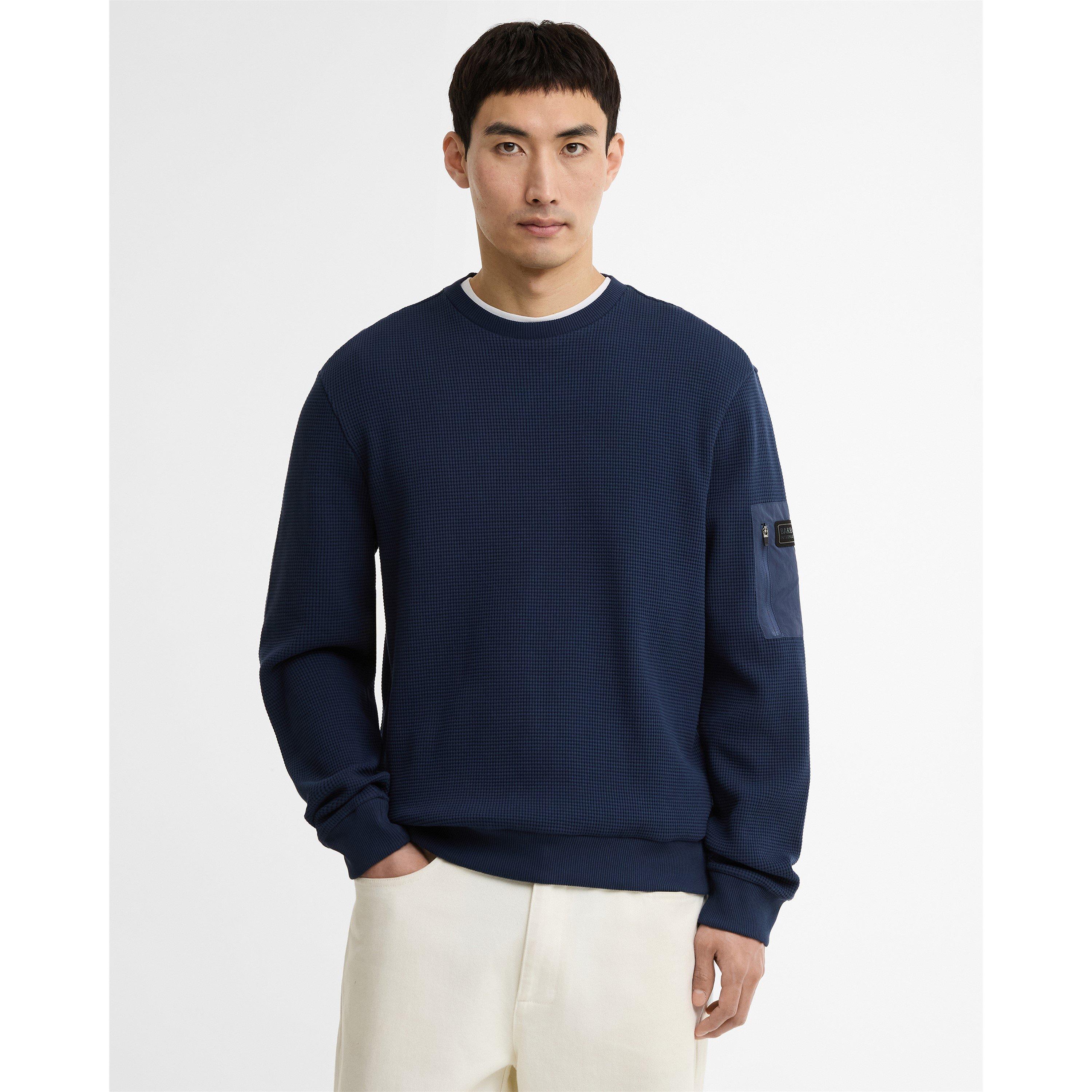 Oxfrd Nvy NY52 - Barbour International - Men's Crew Sweatshirt - 2