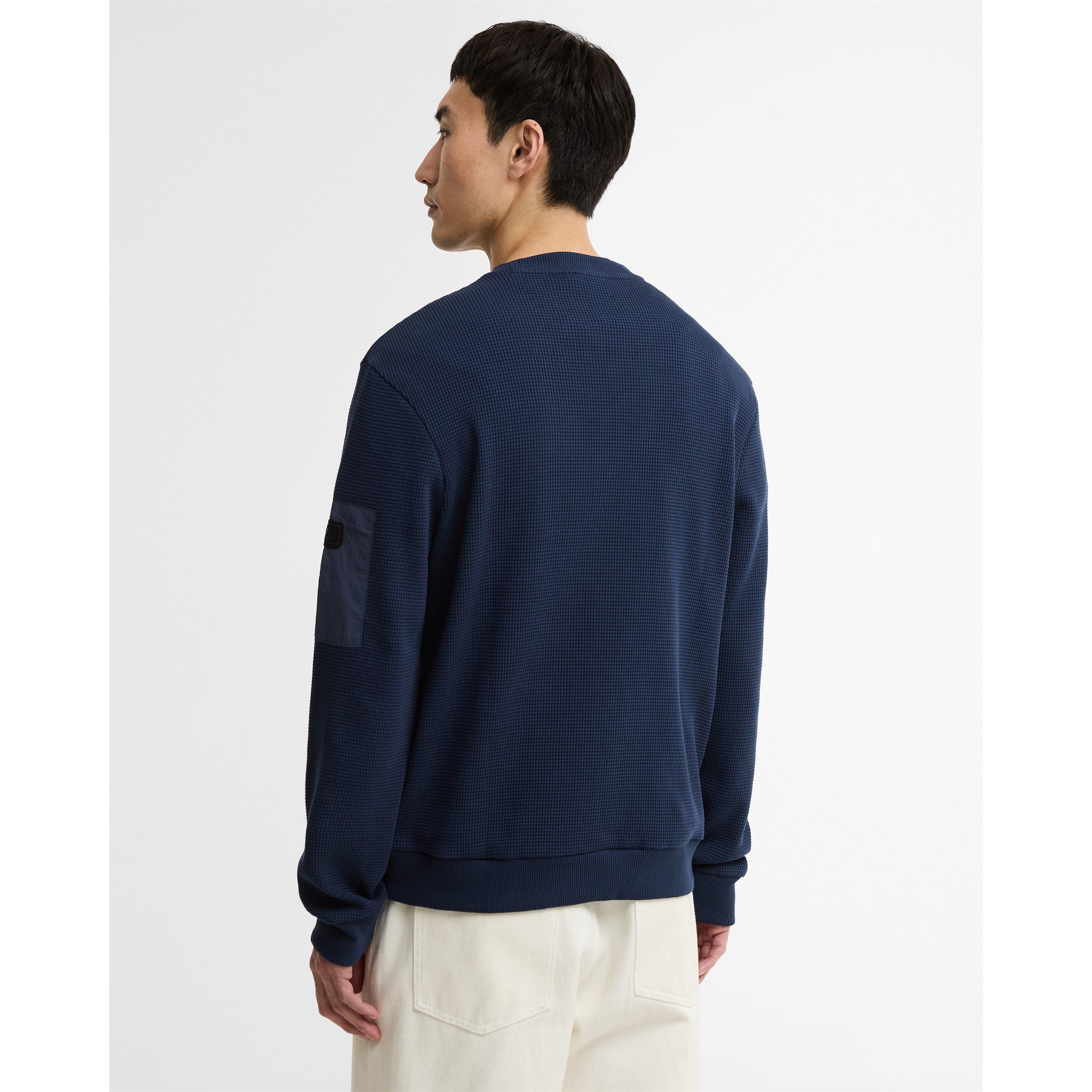 Oxfrd Nvy NY52 - Barbour International - Men's Crew Sweatshirt - 3