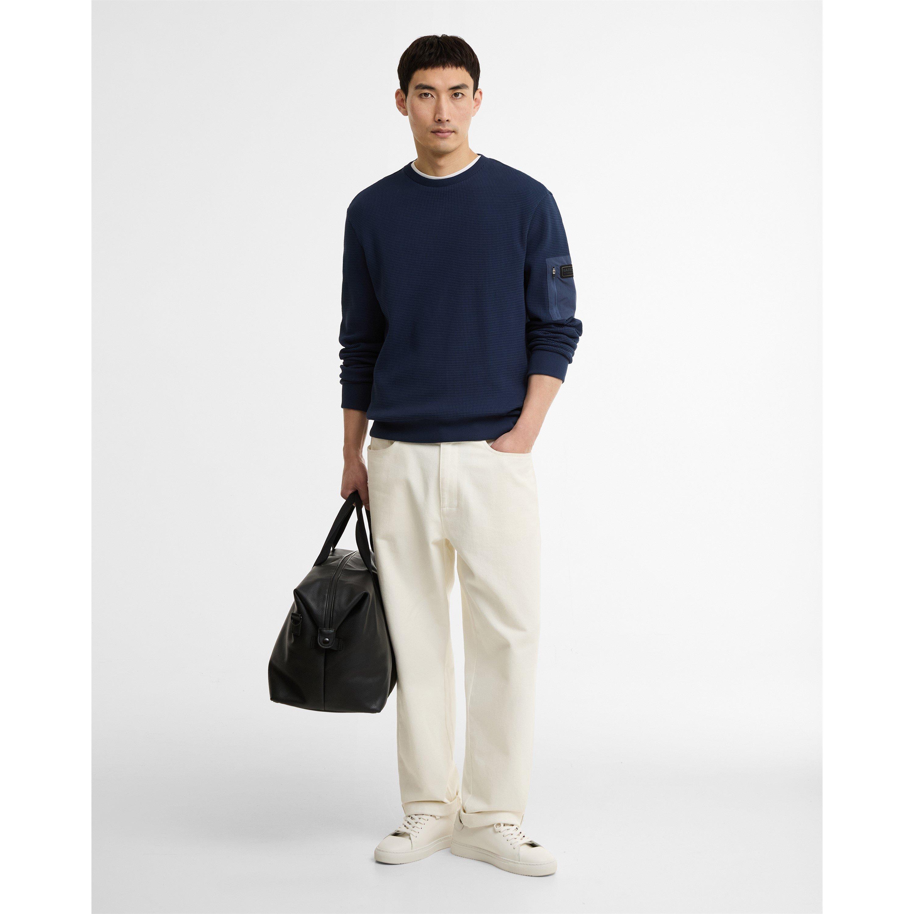 Oxfrd Nvy NY52 - Barbour International - Men's Crew Sweatshirt - 6