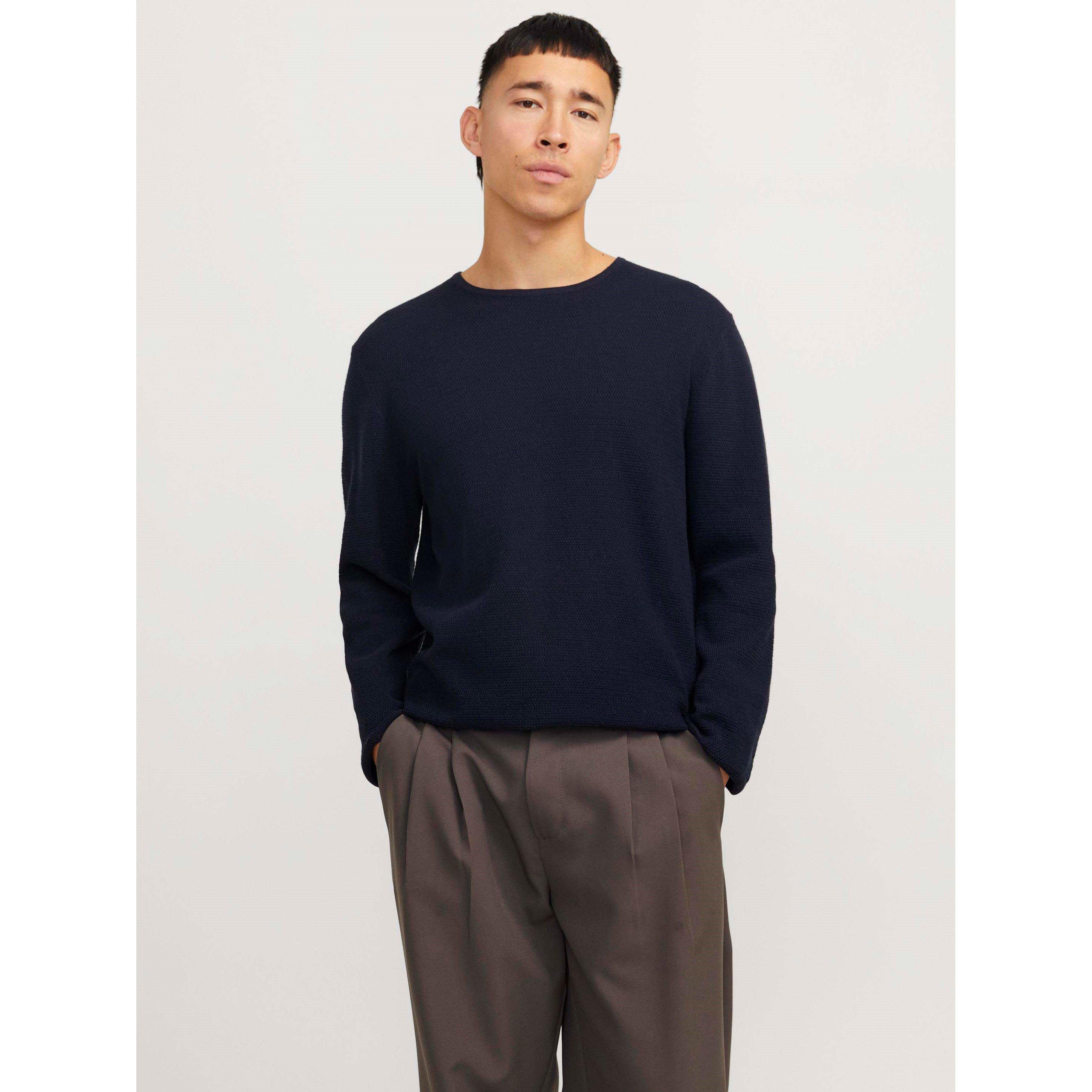 Navy Blazer - Jack and Jones - George Crew Knit Mens - 2